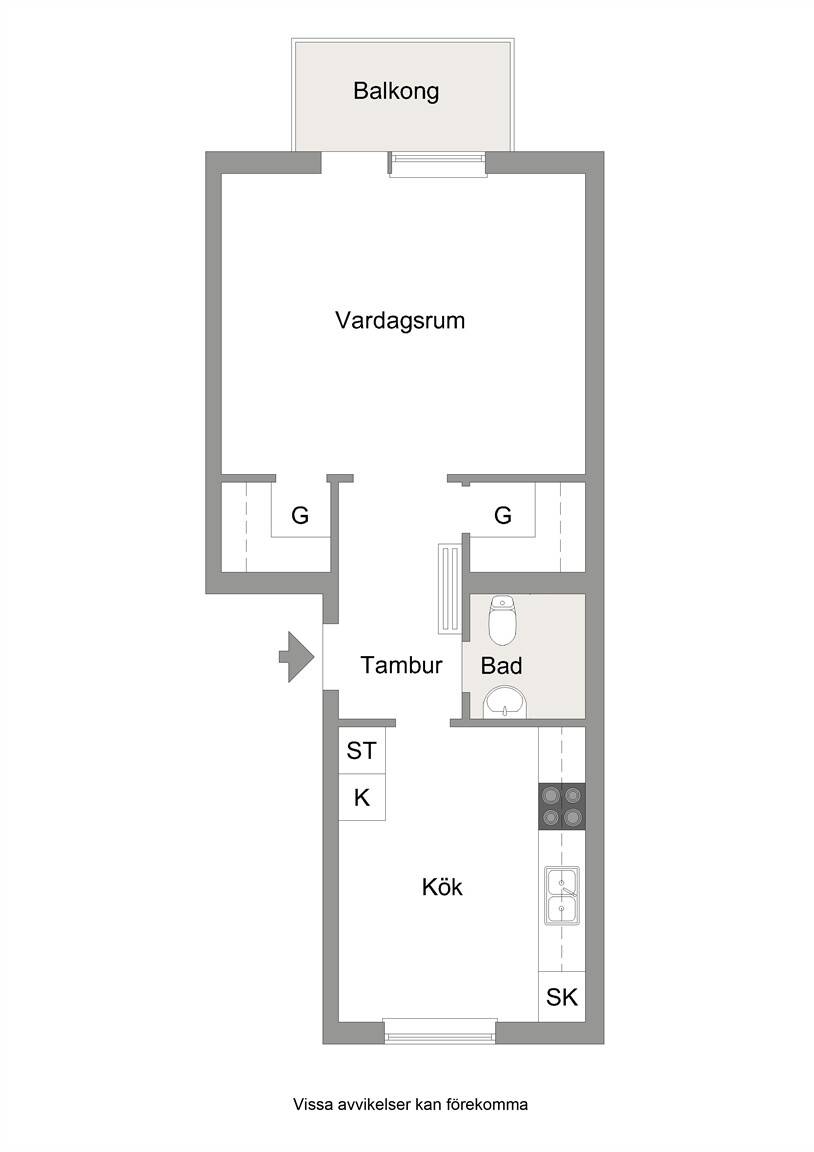 1 rum Lägenhet på Annebergsgatan 1 A Storvik Sandvikens kommun - bild 22