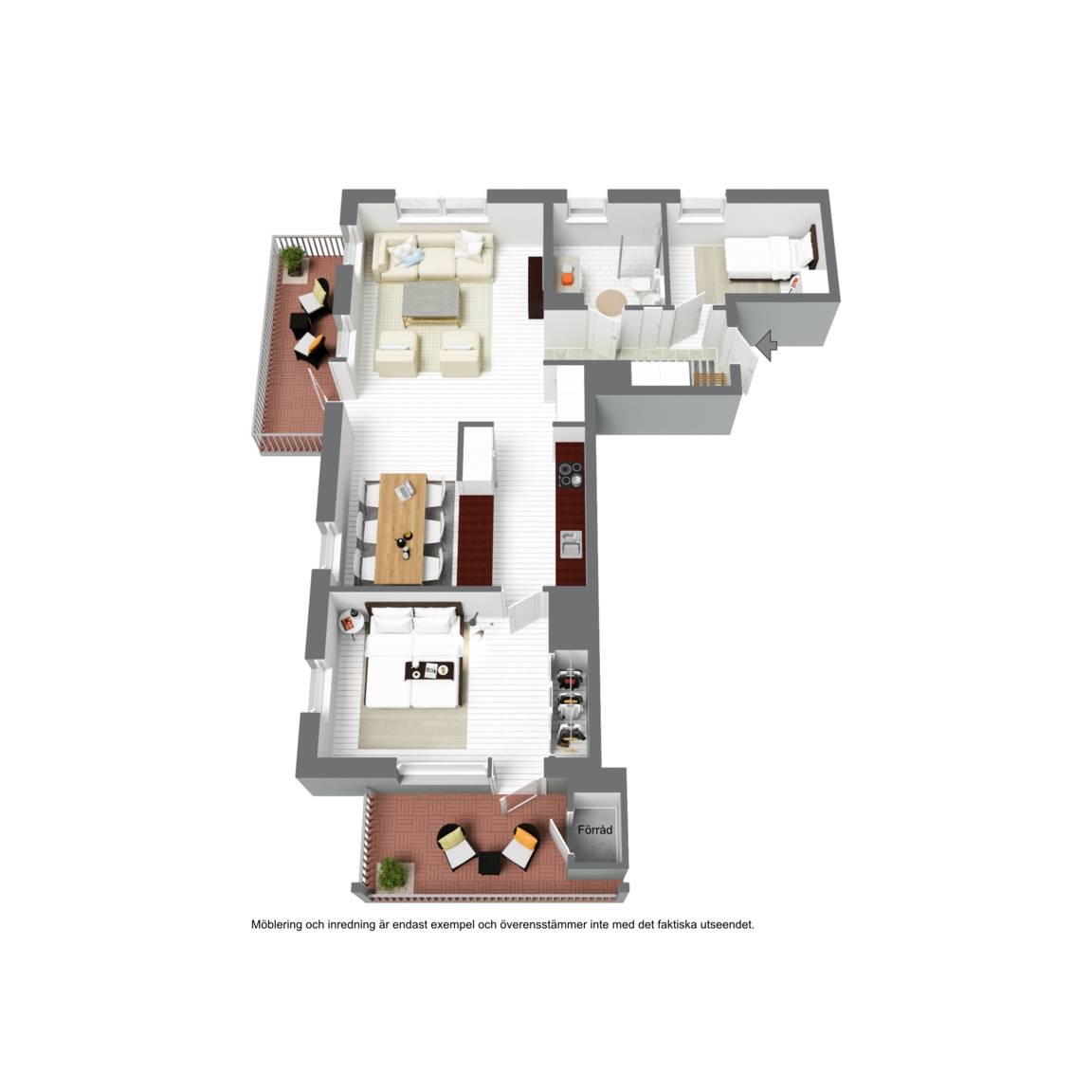 3 rum Lägenhet på Sänkhagsvägen 6A Häggvik Sollentuna kommun - bild 19