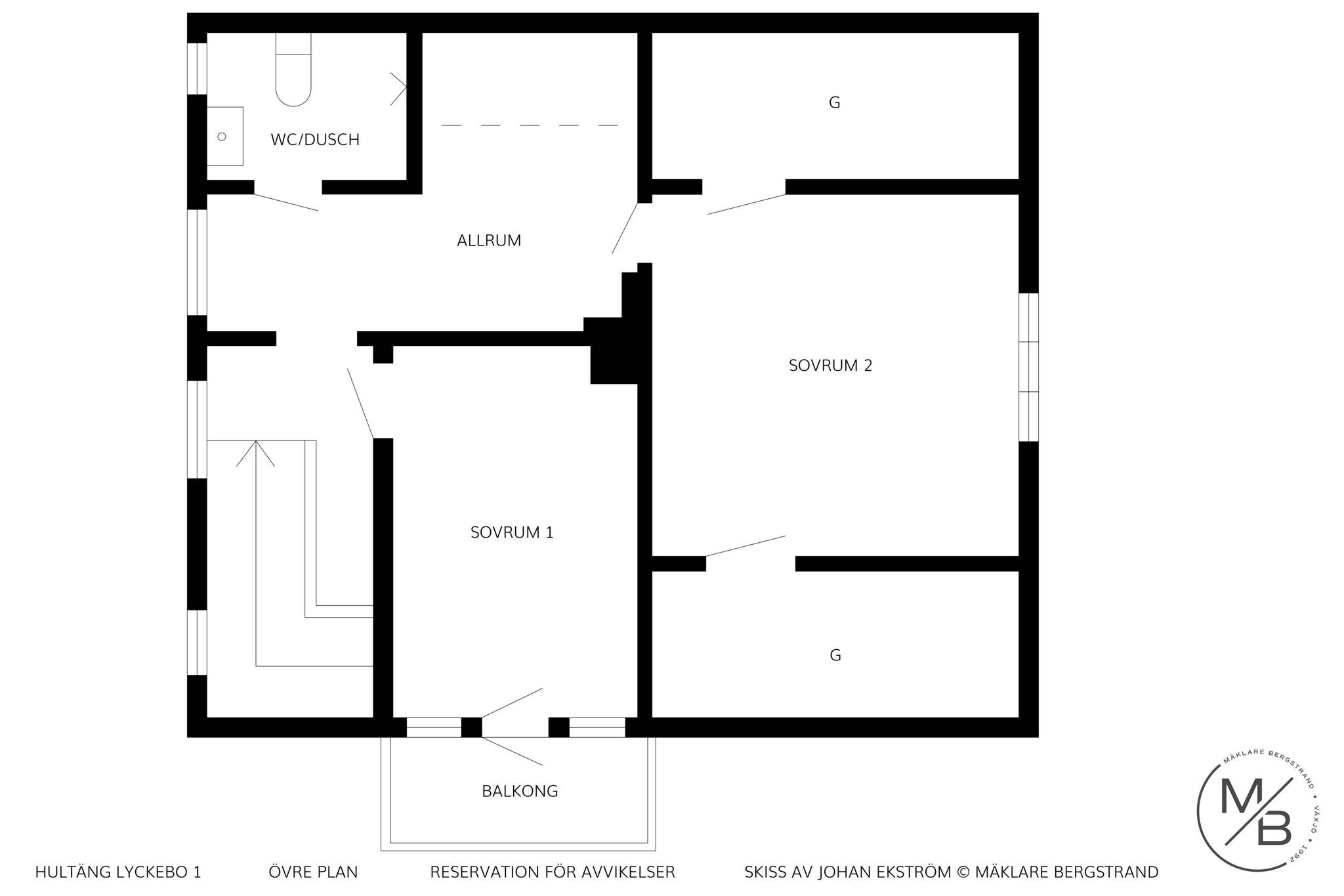 5 rum Villa på Hultäng Lyckebo 1 Gårdsby Växjö kommun - bild 42