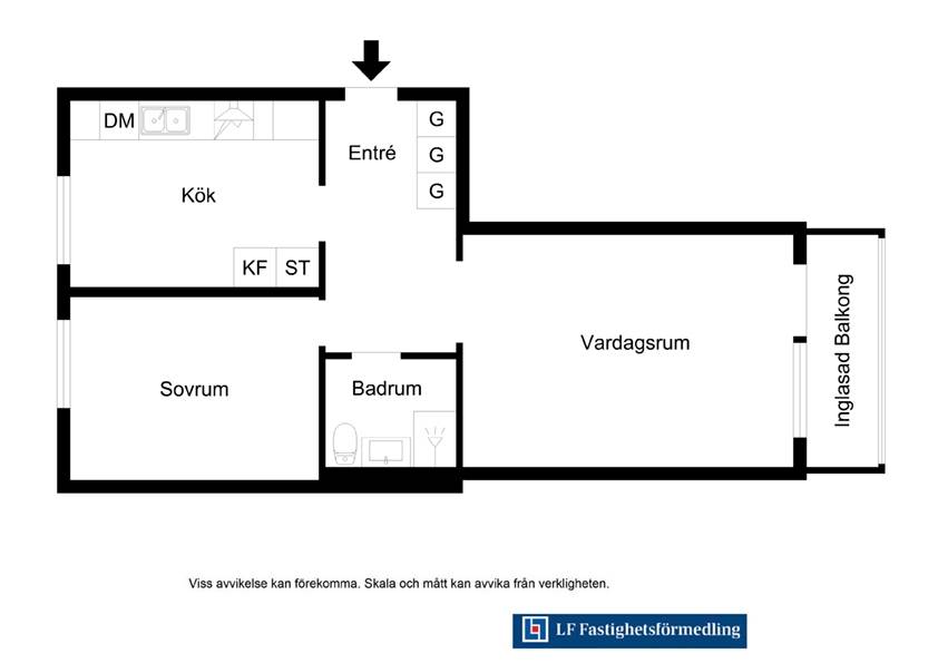 2 rum Lägenhet på Nordlinds väg 100C Slottsstaden Malmö kommun - bild 16