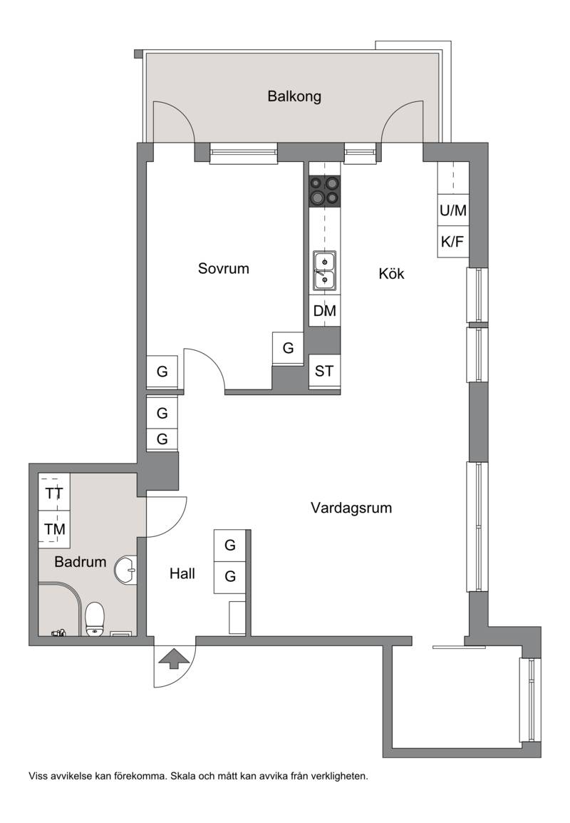 2.5 rum Lägenhet på Råbyvägen 84 Kapellgärdet Uppsala kommun - bild 23