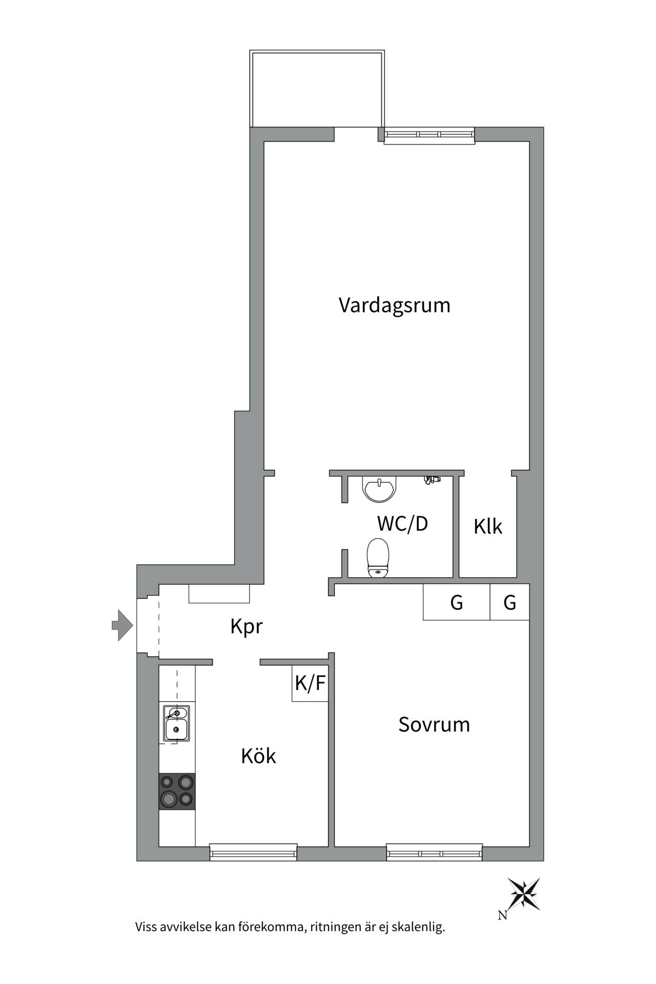 2 rum Lägenhet på Gamla Uppsalagatan 5 Svartbäcken Uppsala kommun - bild 32