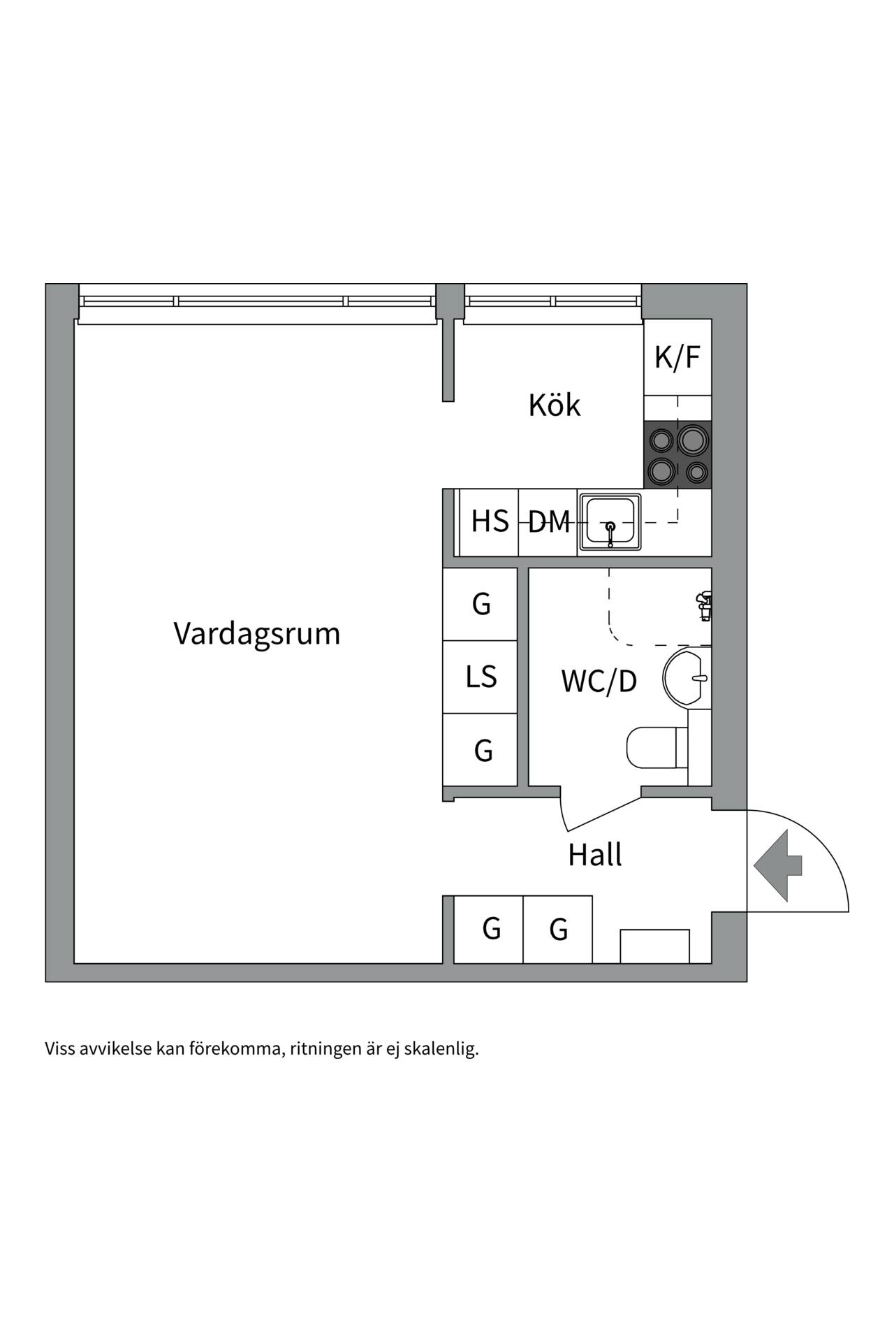 1 rum Lägenhet på Slottsgränd 2D Centrum Uppsala kommun - bild 16