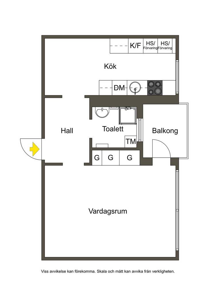 1 rum Lägenhet på Nonnens väg 7B Nya Staden Lidköpings kommun - bild 20