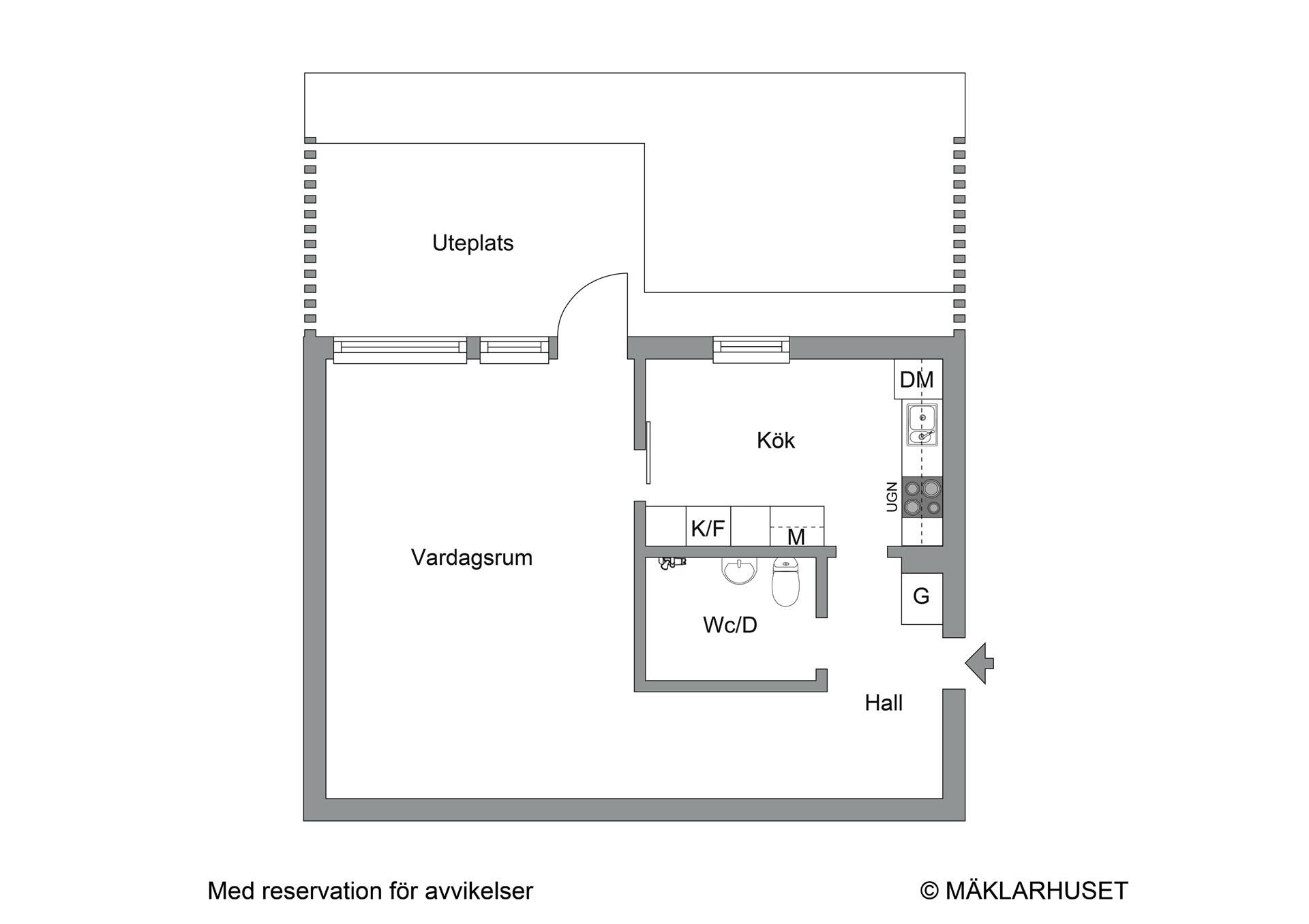1 rum Lägenhet på Bygatan 19 Huvudsta Solna kommun - bild 31