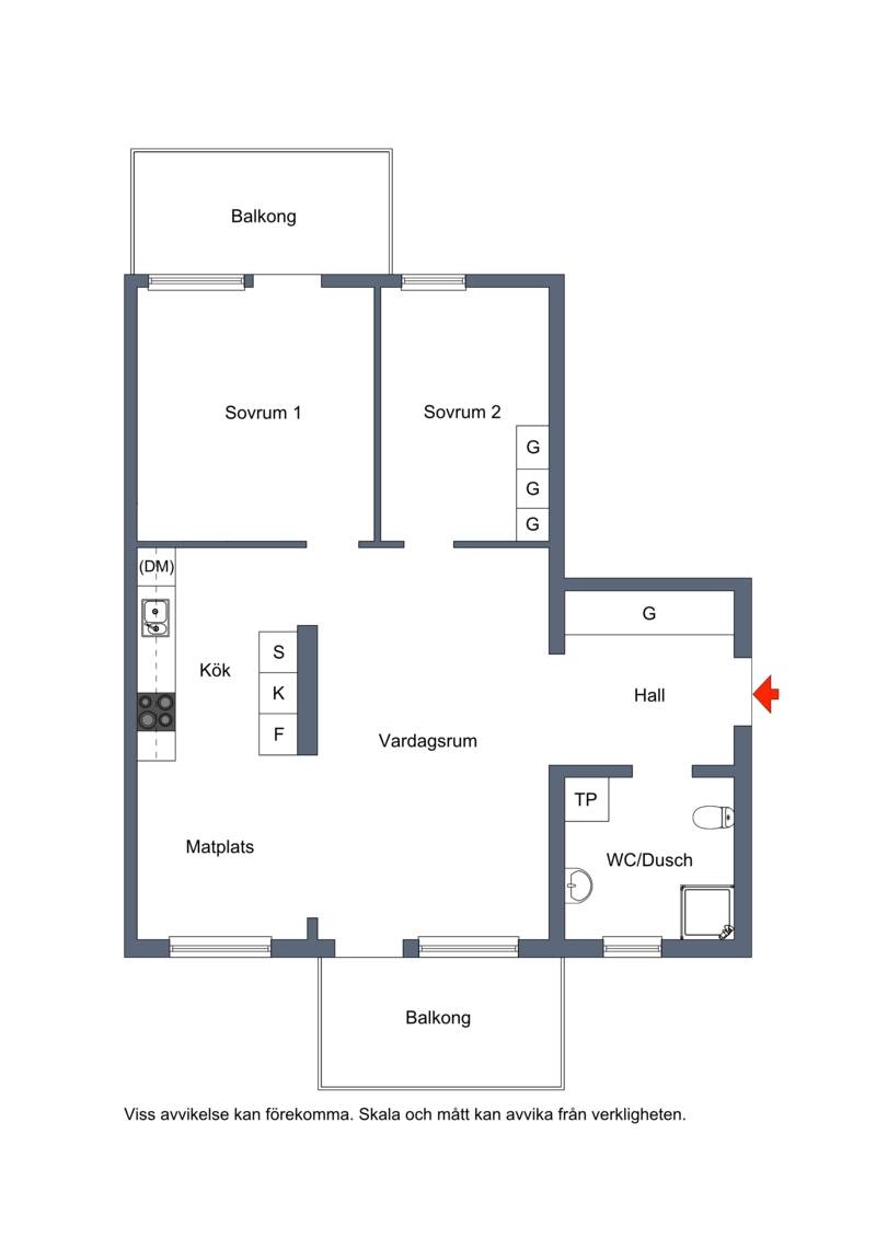 3 rum Lägenhet på Mariehemsvägen 116 Mariehem Umeå kommun - bild 10