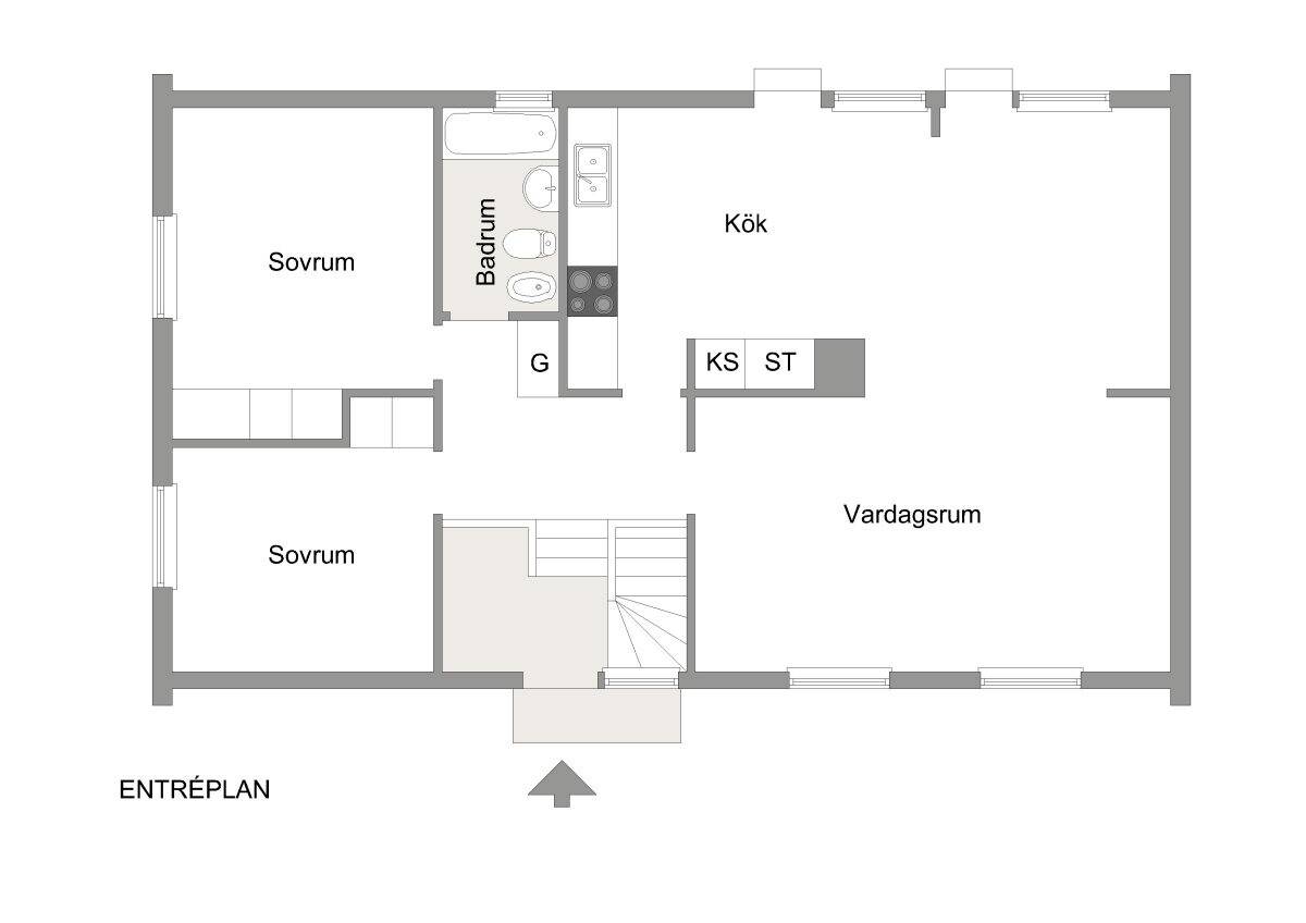 3 rum Villa på Fågelvägen 22 Västanbyn Sandvikens kommun - bild 2