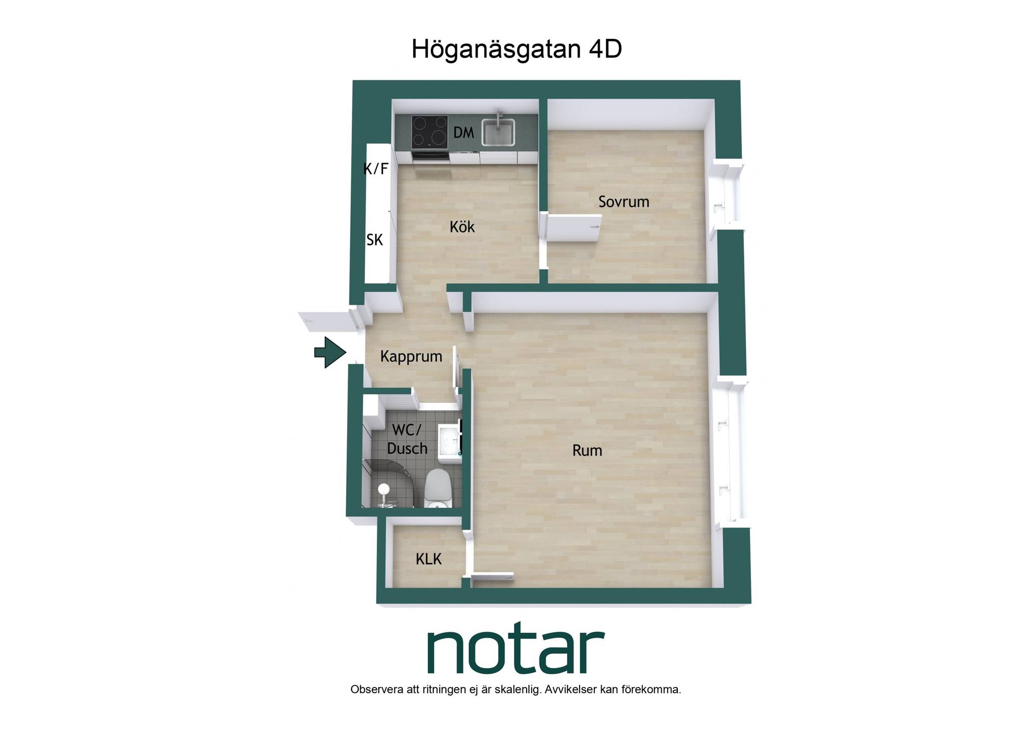 1 rum Lägenhet på Höganäsgatan 4D Höganäs Uppsala kommun - bild 27