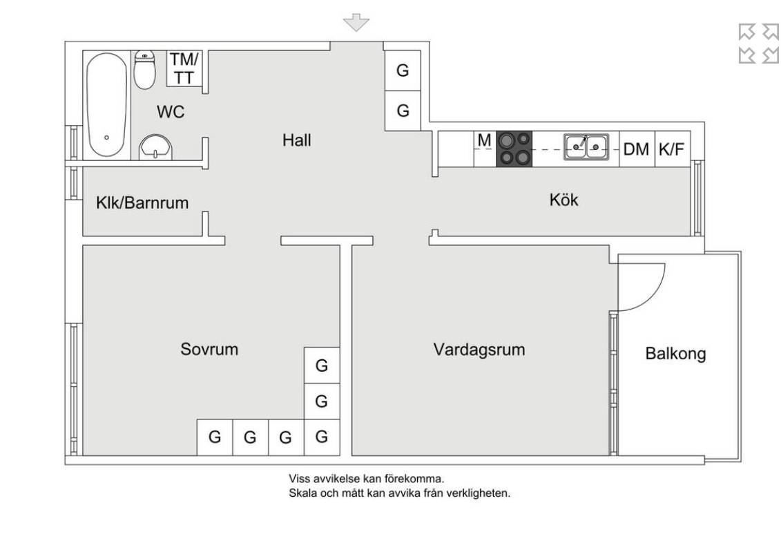 2.5 rum Lägenhet på Henriksdalsringen 75 Henriksdalsberget Nacka kommun - bild 36