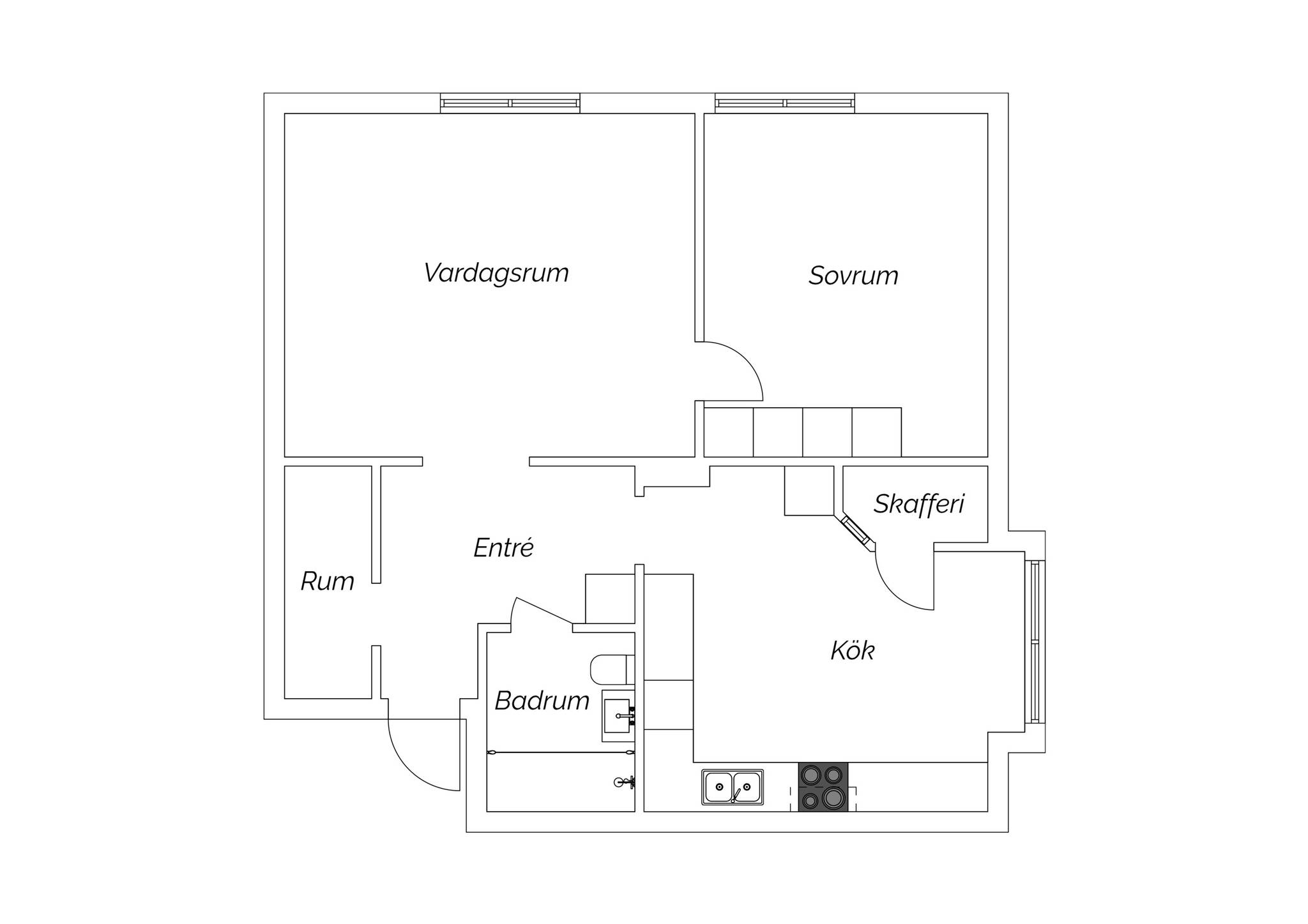 2 rum Lägenhet på Fridhemsgatan 35 Östermalm Sundsvalls kommun - bild 20
