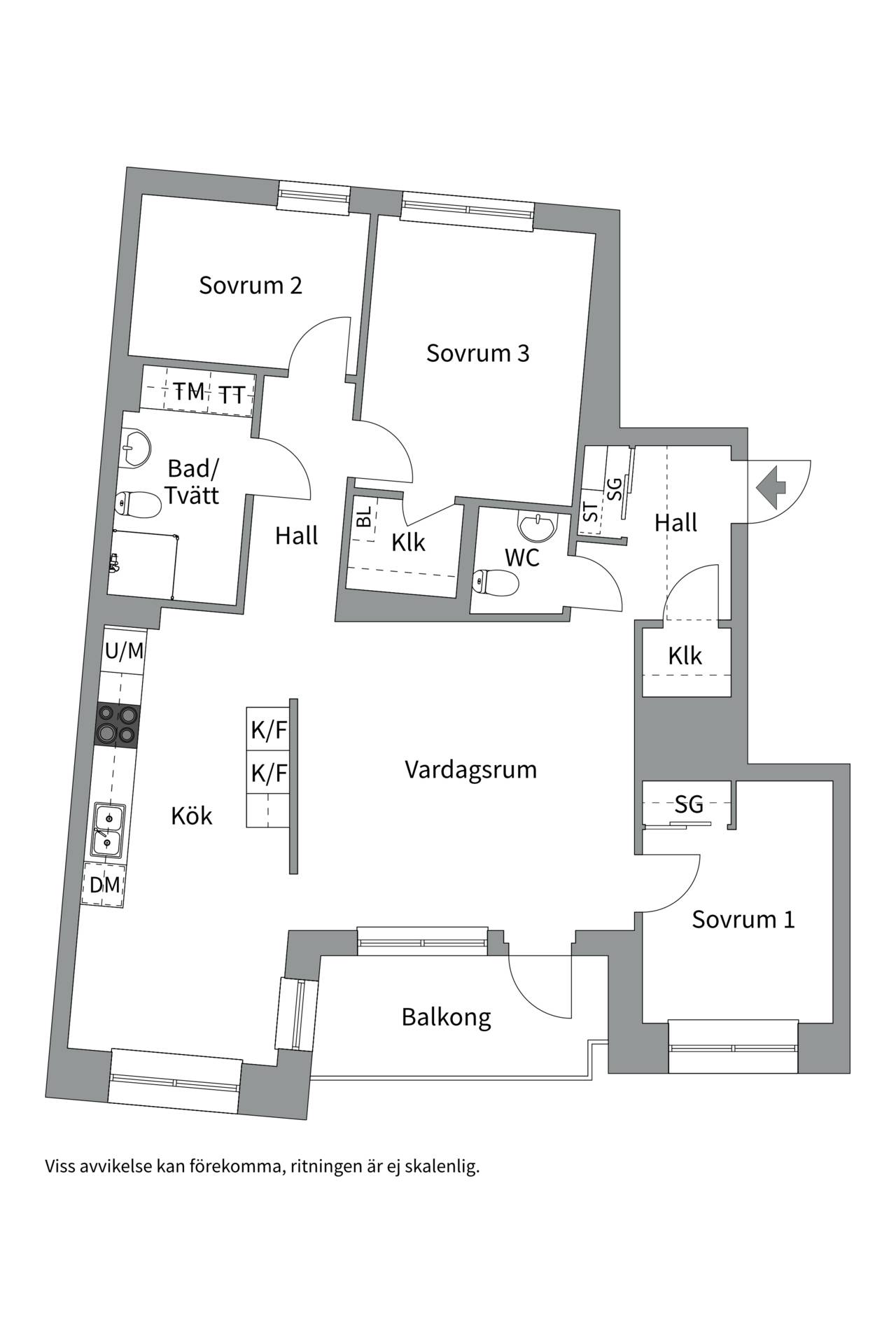 4 rum Lägenhet på Vattholmavägen 1C Kapellgärdet Uppsala kommun - bild 40