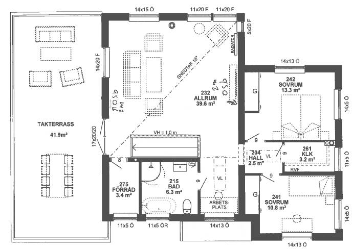 6 rum Villa på Kivinge gårds väg 5 Bålsta Håbo kommun - bild 46