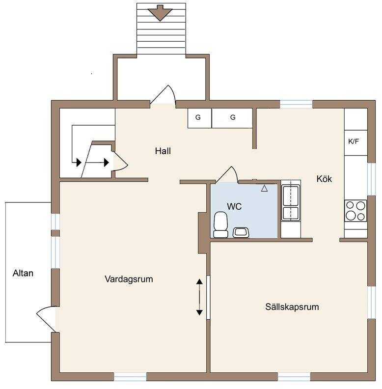 5 rum Villa på Östra Järnvägsgatan 55 Mariestads kommun - bild 25