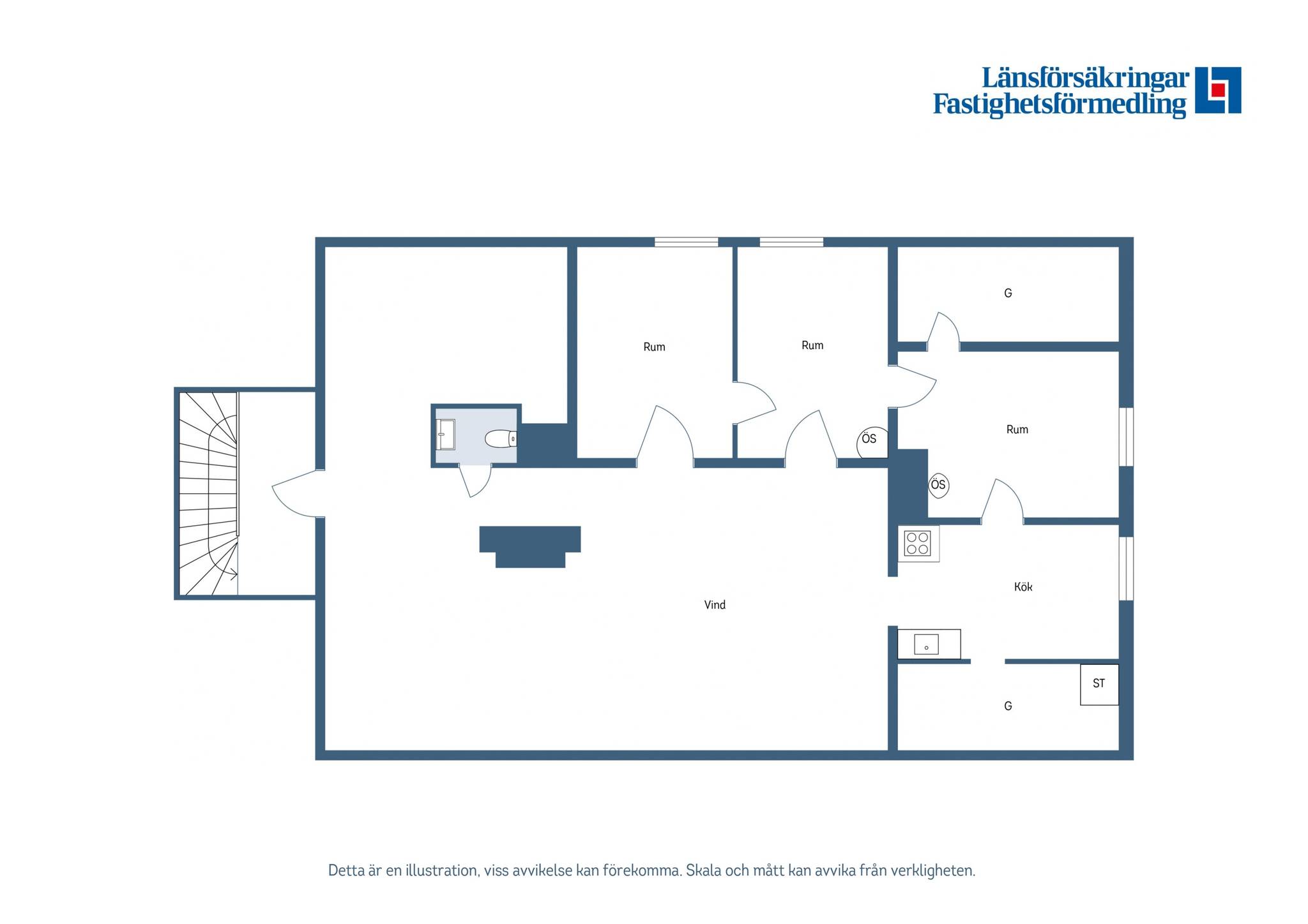 246 m² Villa på Fredsvägen 3 Strängnäs Centrum Strängnäs kommun - bild 73