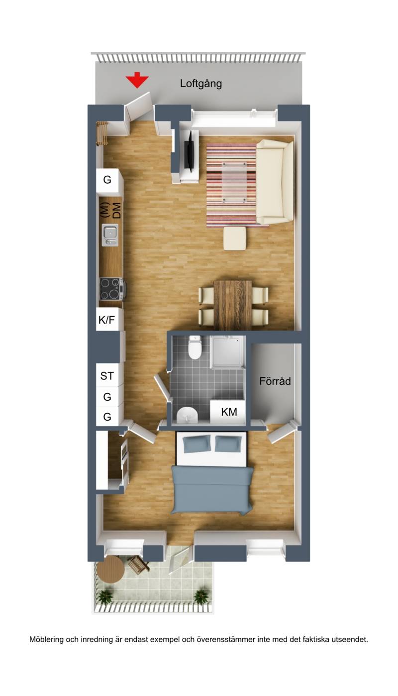 2 rum Lägenhet på Skogängsvägen 33A Bromstensstaden Stockholms kommun - bild 15