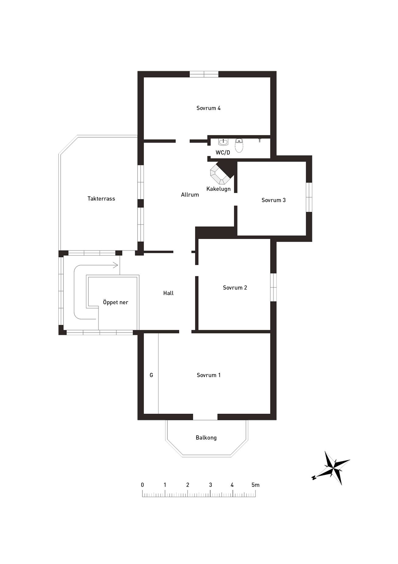 8 rum Villa på Vasavägen 20 Täby Kyrkby Täby kommun - bild 44