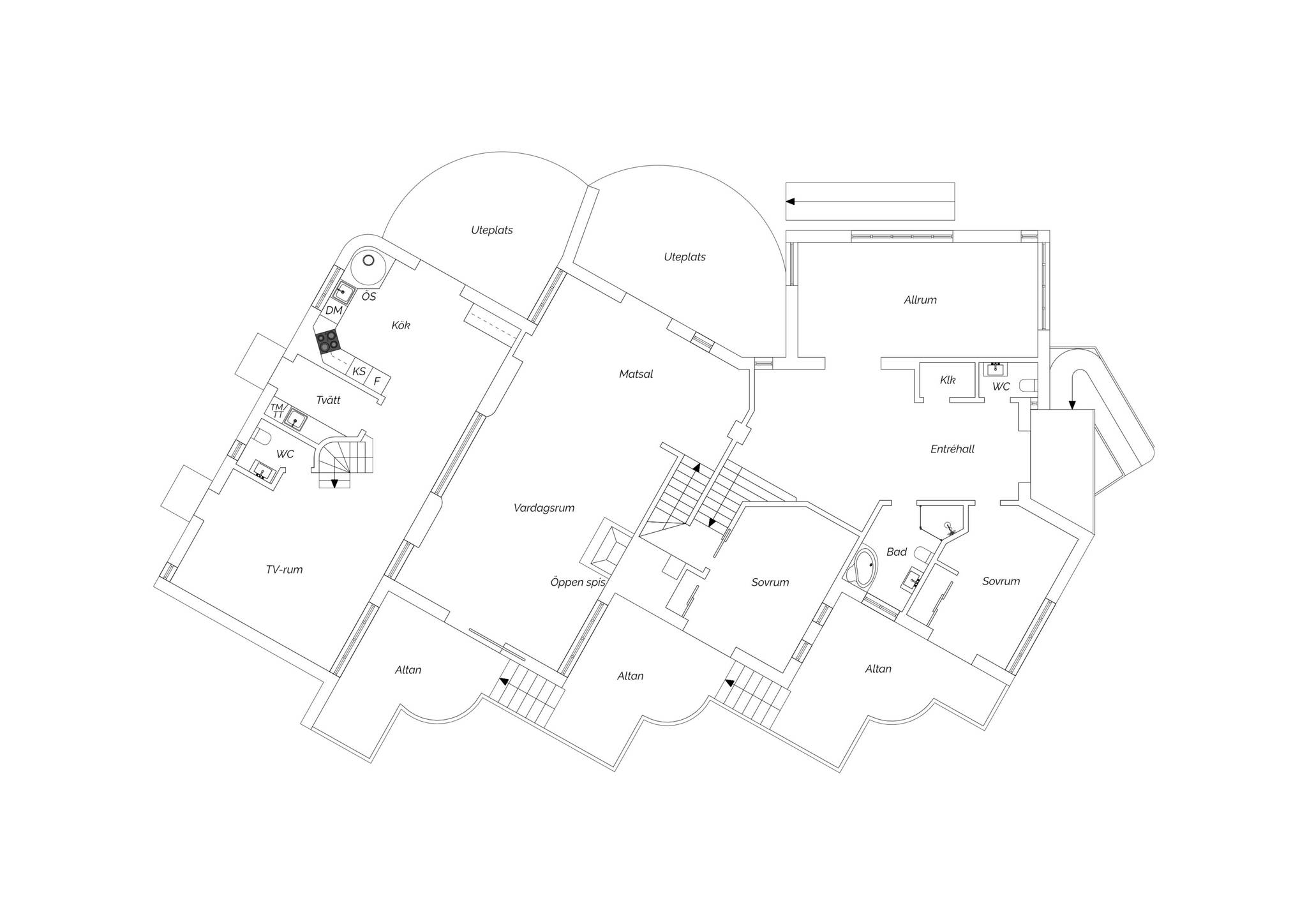 7 rum Villa på Bastebergsvägen 18 Näset Göteborgs kommun - bild 86