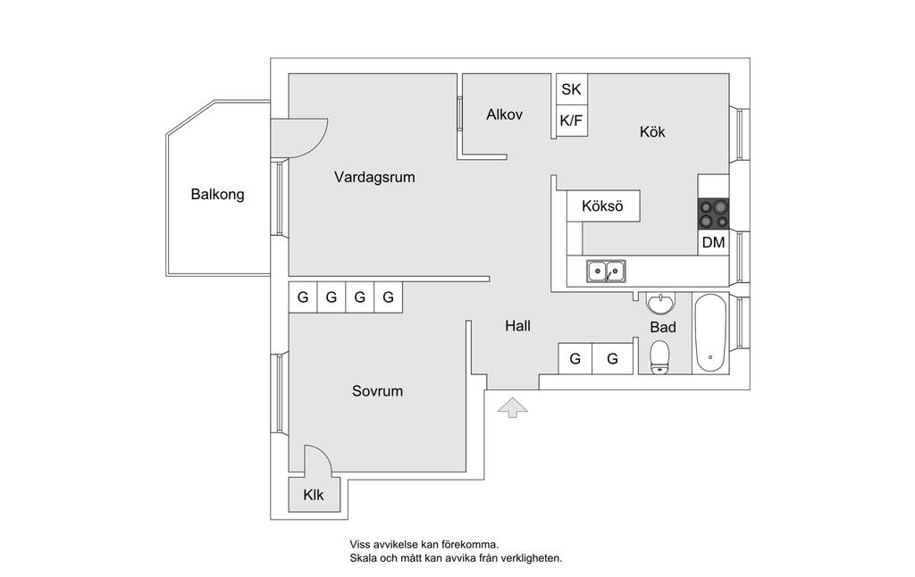 2 rum Lägenhet på Sulitelmavägen 24 Bromma - Traneberg Stockholms kommun - bild 34
