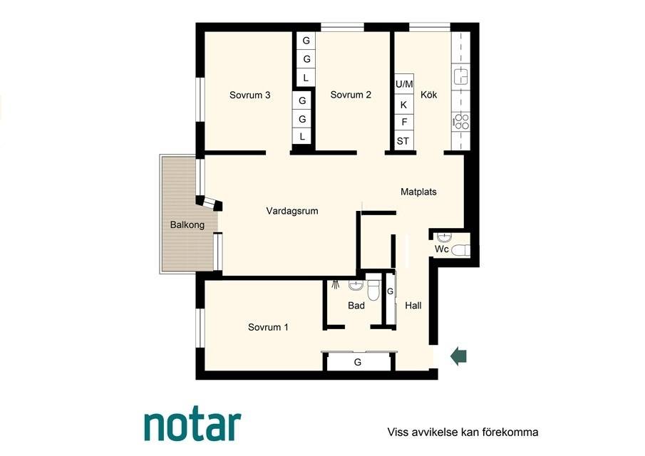 4 rum Lägenhet på Ankdammsgatan 33 Skytteholm Solna kommun - bild 25