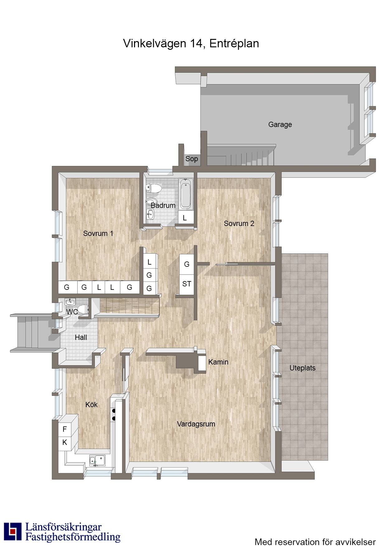 4 rum Villa på Vinkelvägen 14 Bräkne- Hoby Ronneby kommun - bild 29