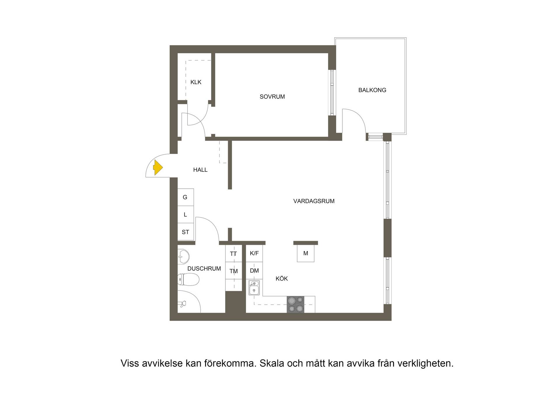2 rum Lägenhet på Stockholmsvägen 32 Bålsta Håbo kommun - bild 23