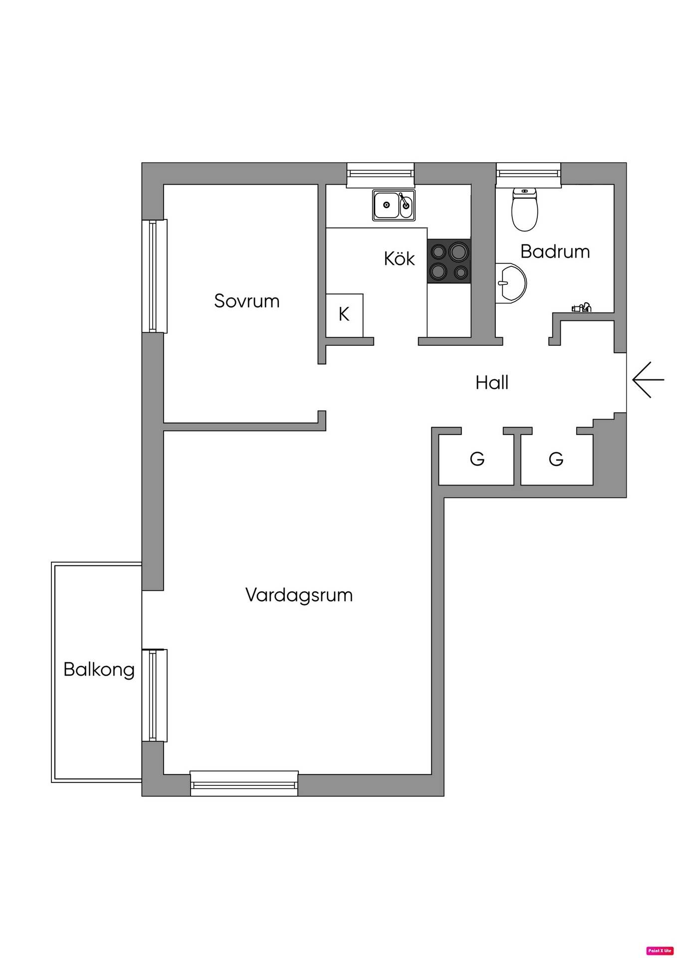 2 rum Lägenhet på Stenkullavägen 48, 2tr Kungsholmen - Stora Essingen Stockholms kommun - bild 22