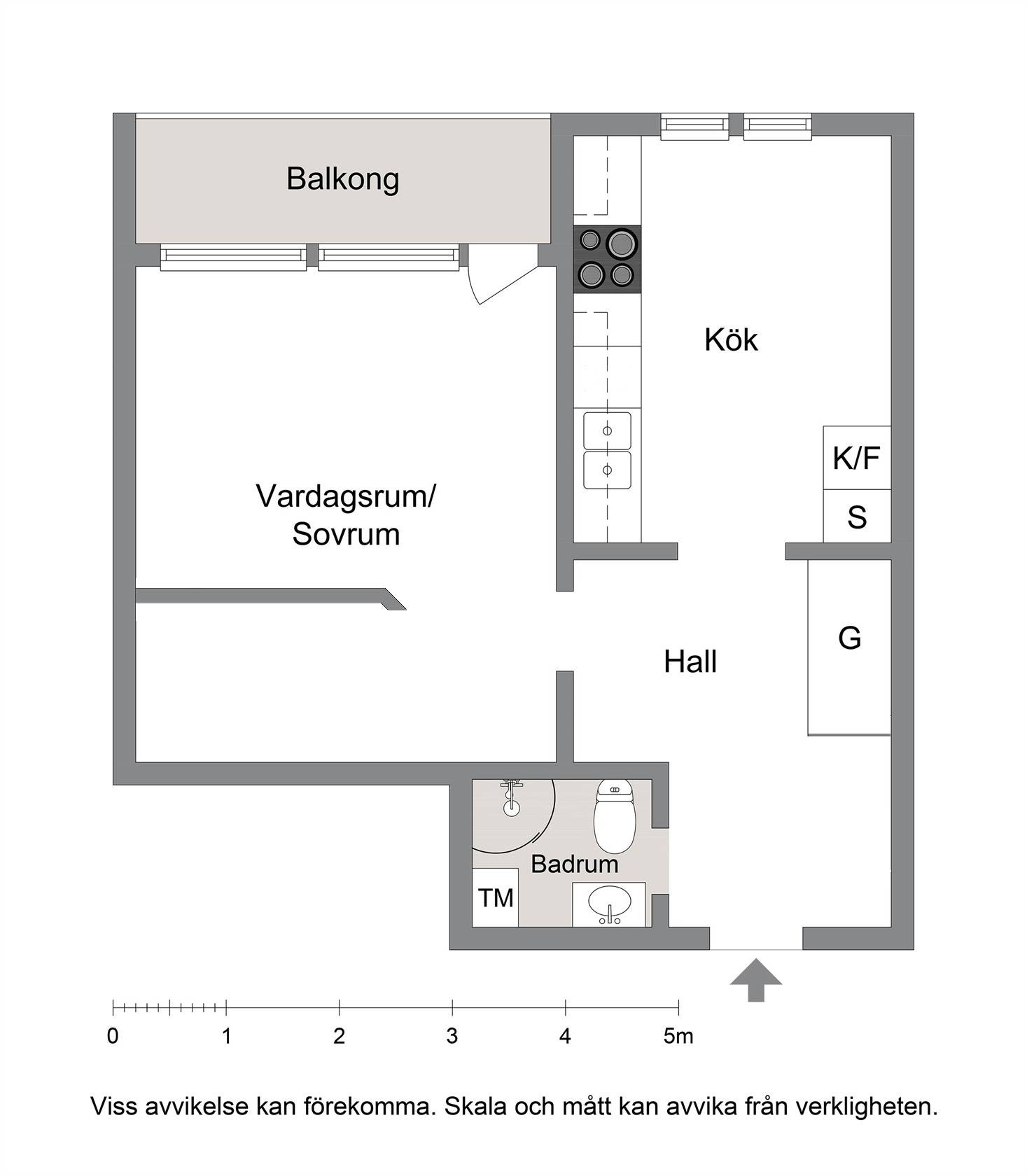 1 rum Lägenhet på Ringvägen 8 Kungsängen Centrum Upplands-Bro kommun - bild 17