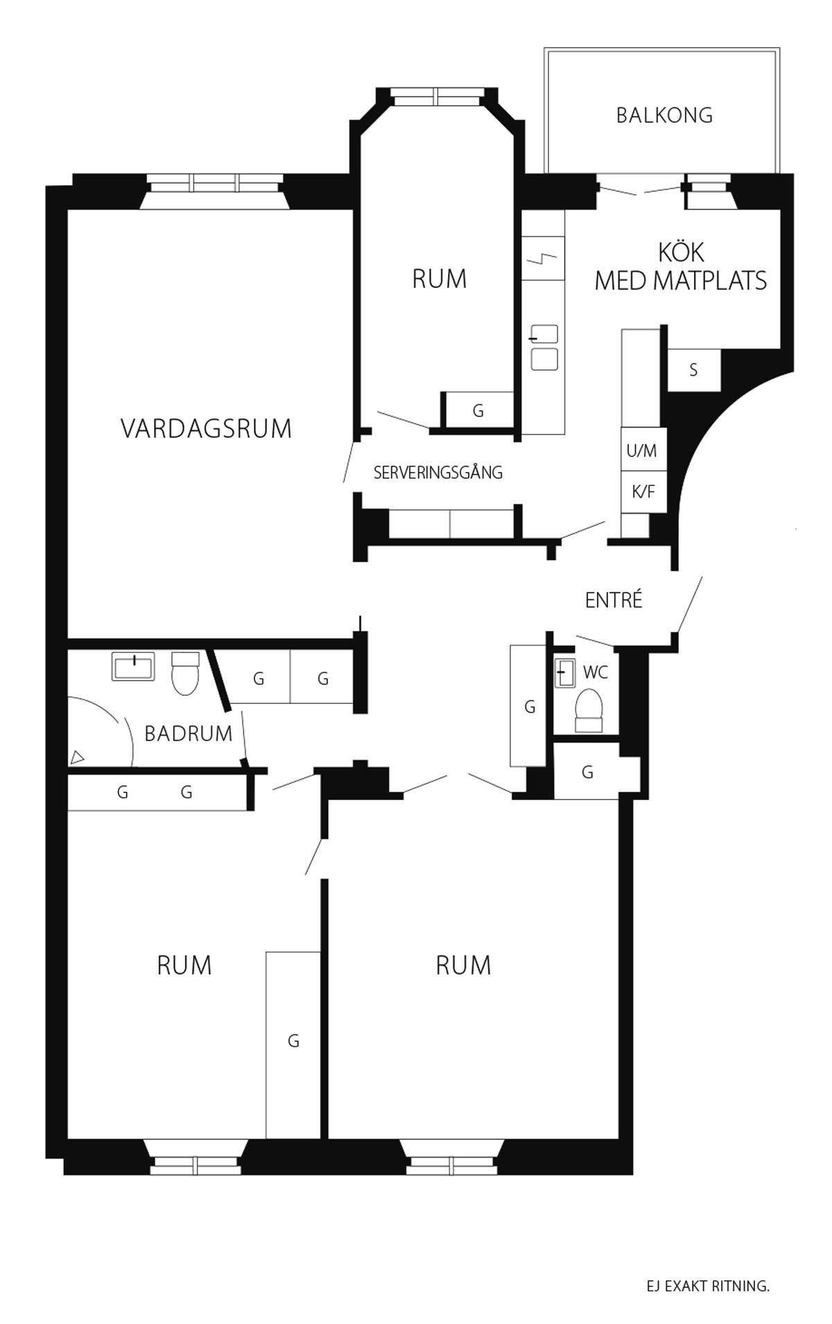 4 rum Lägenhet på Sankt Eriksgatan 106 Vasastan Stockholms kommun - bild 25