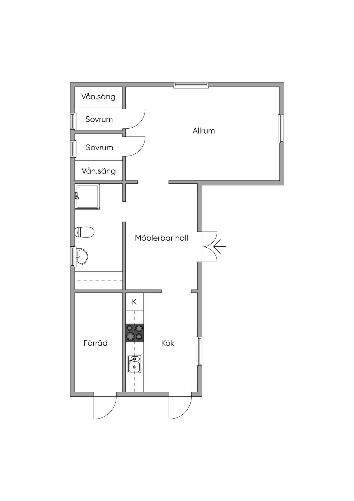 7 rum Villa på Slakmöre 404 Rockneby Kalmar kommun - bild 47