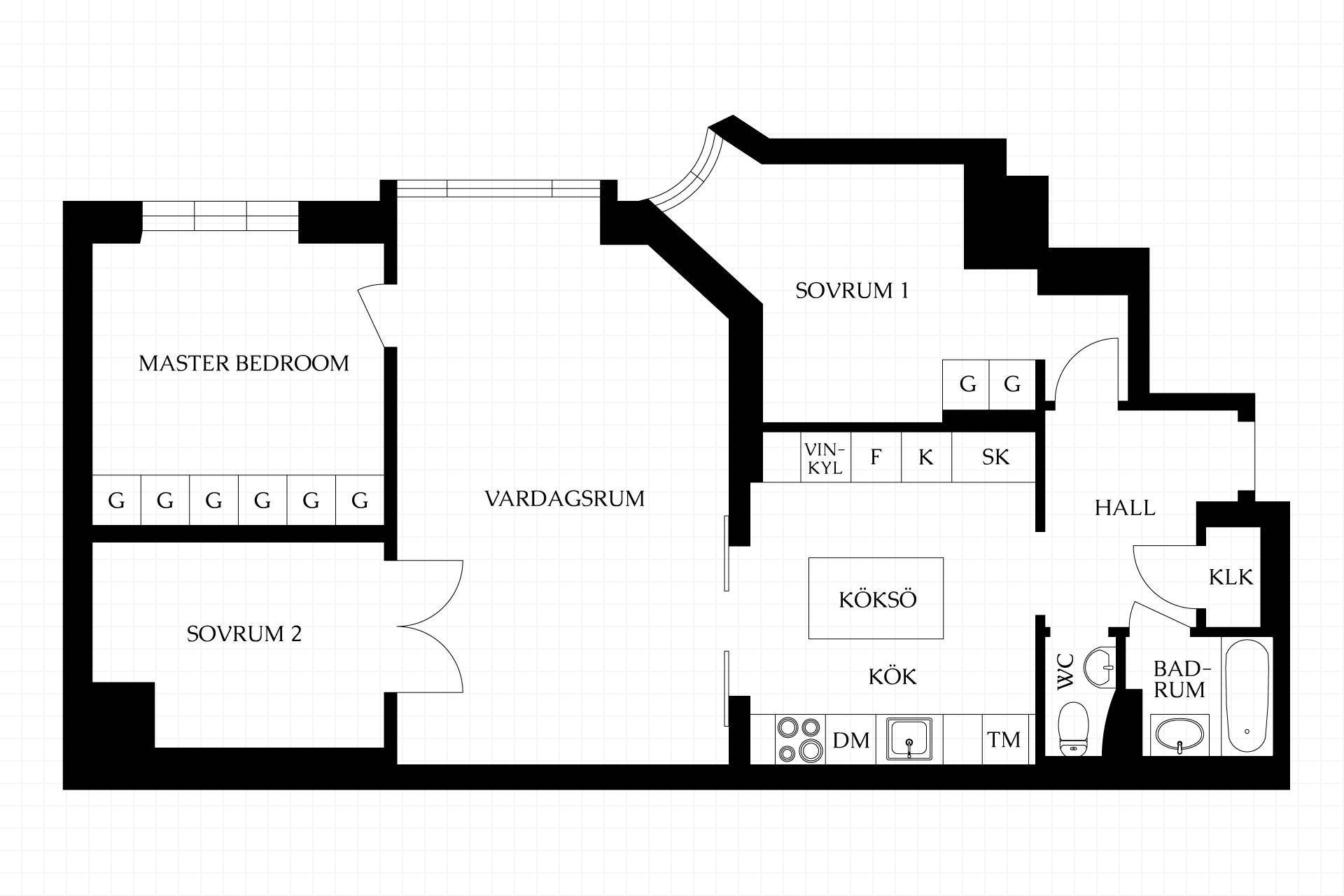 3.5 rum Lägenhet på Garvar Lundins gränd 9, 3tr Kungsholmen Stockholms kommun - bild 44