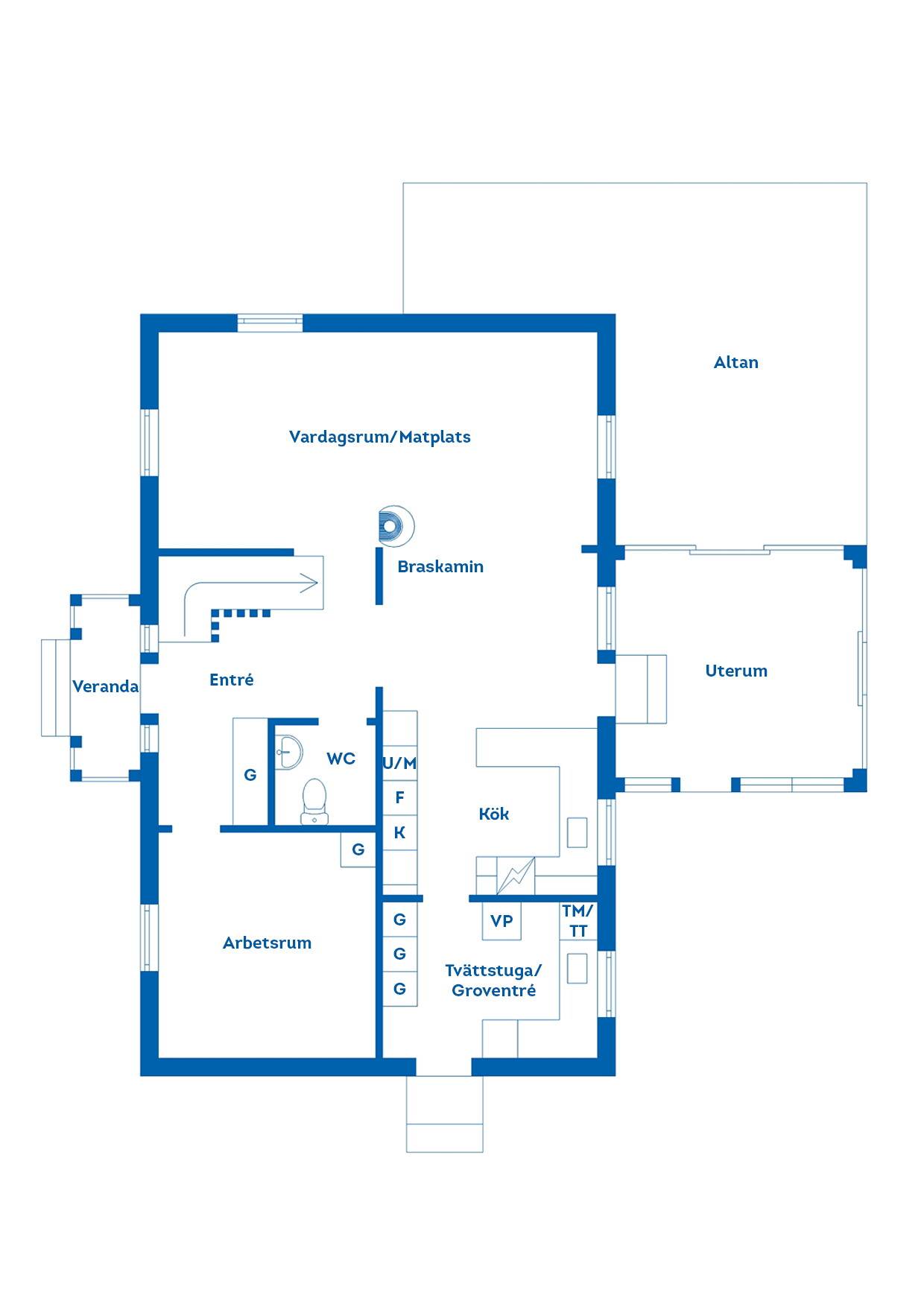 6 rum Villa på Gustavs väg 31 Glommen Falkenbergs kommun - bild 80