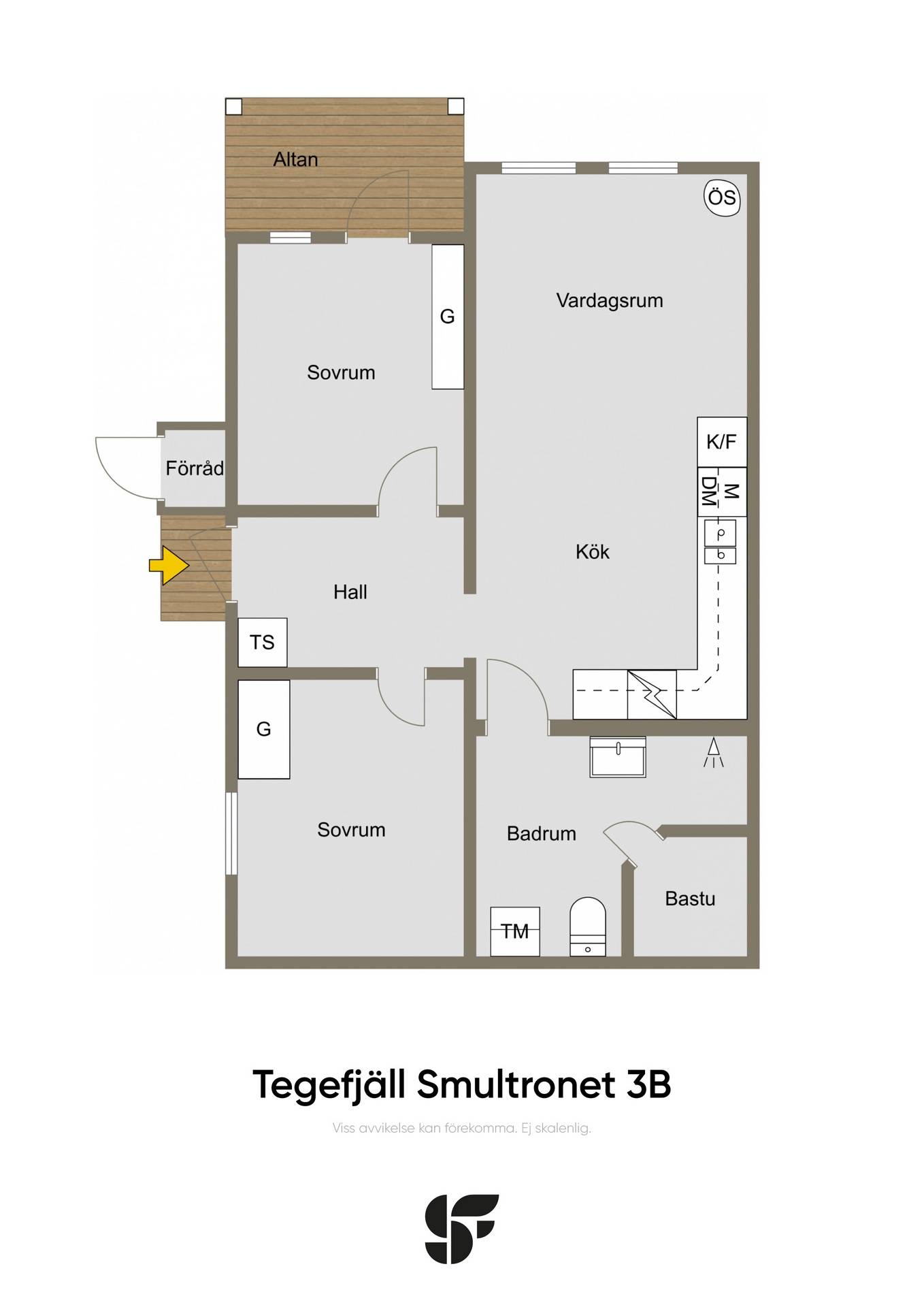 3 rum Lägenhet på Tegefjäll Smultronet 3D Tegefjäll Åre kommun - bild 19