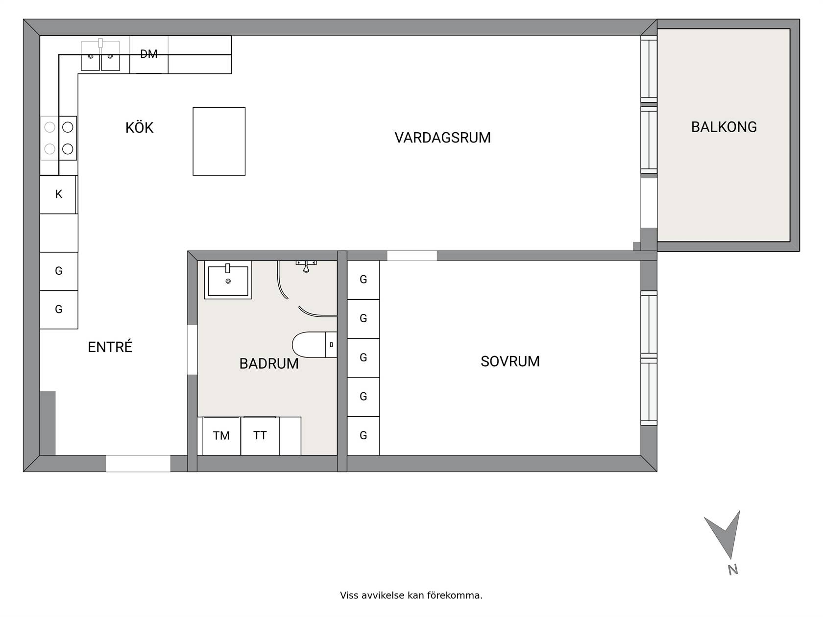 2 rum Lägenhet på Kungsängstorget 2 Kungsängen Jönköpings kommun - bild 25
