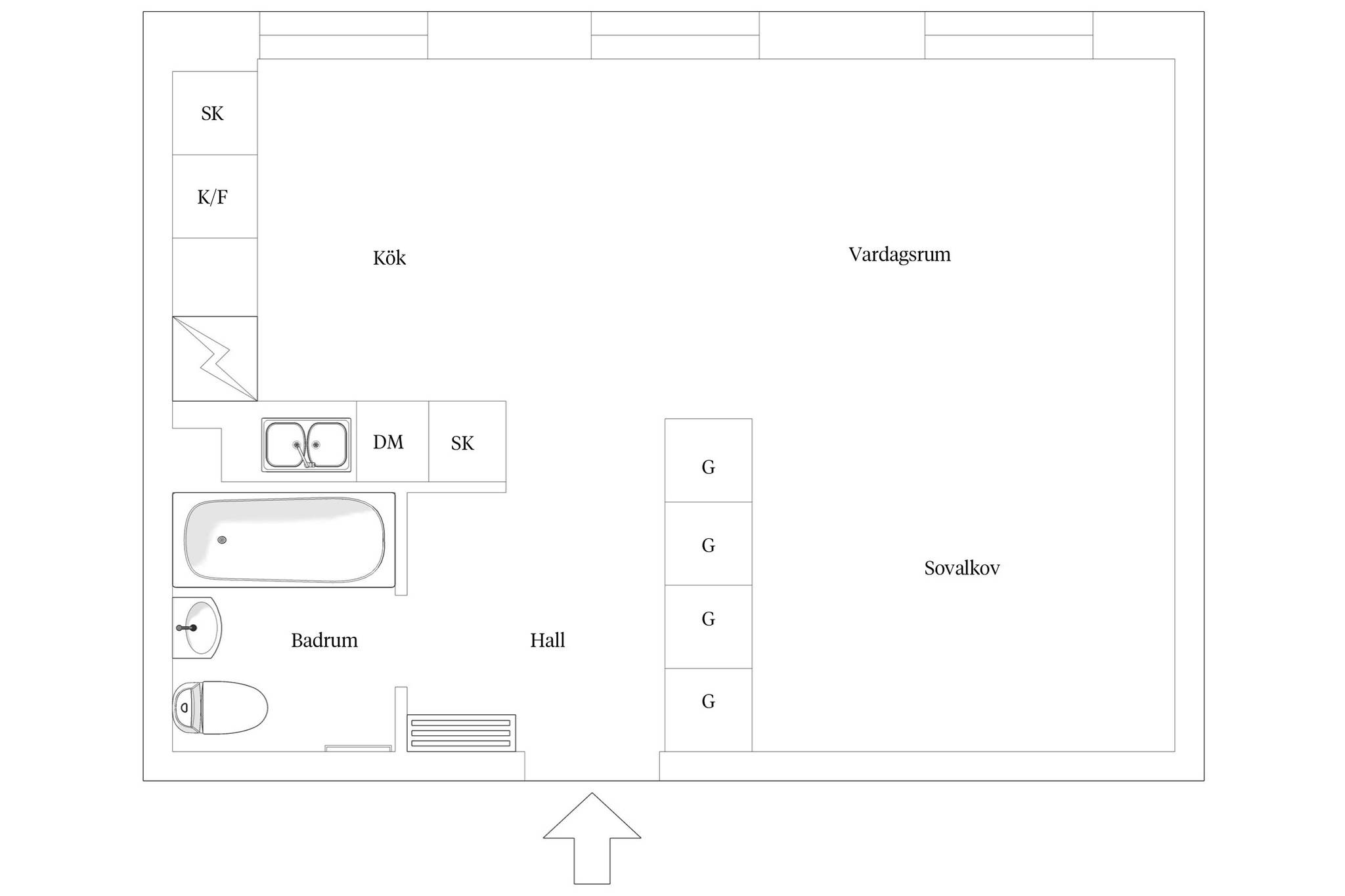 1 rum Lägenhet på Ängsnäsvägen 11B Centrala Huddinge Huddinge kommun - bild 23