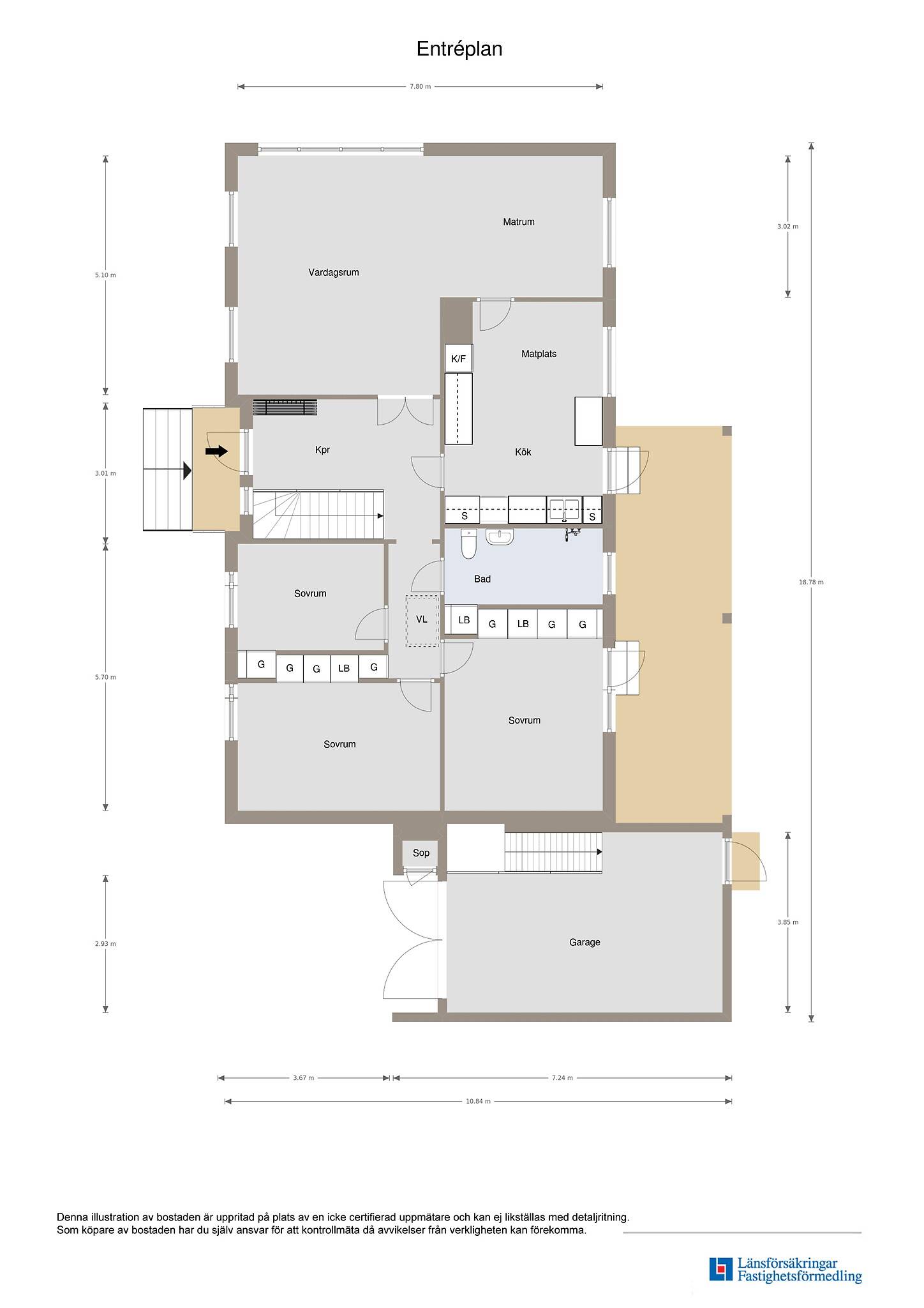 5 rum Villa på Kohagsvägen 21 Ljungsbro Linköpings kommun - bild 18