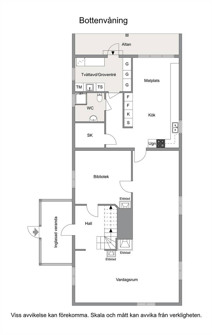 5 rum Villa på Husaby Stubbagården 1 Kinnekulle Götene kommun - bild 38