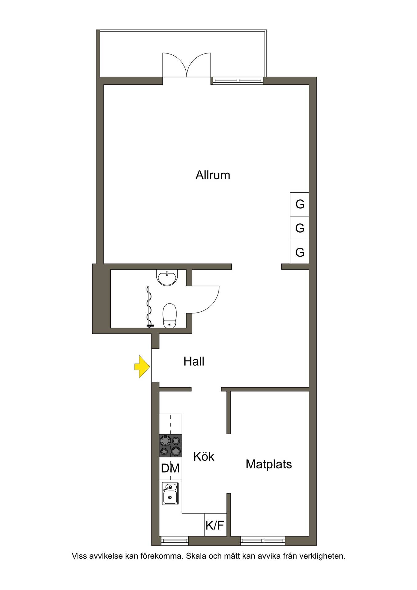 1.5 rum Lägenhet på Herrhagsgatan 15B Herrhagen Karlstads kommun - bild 13
