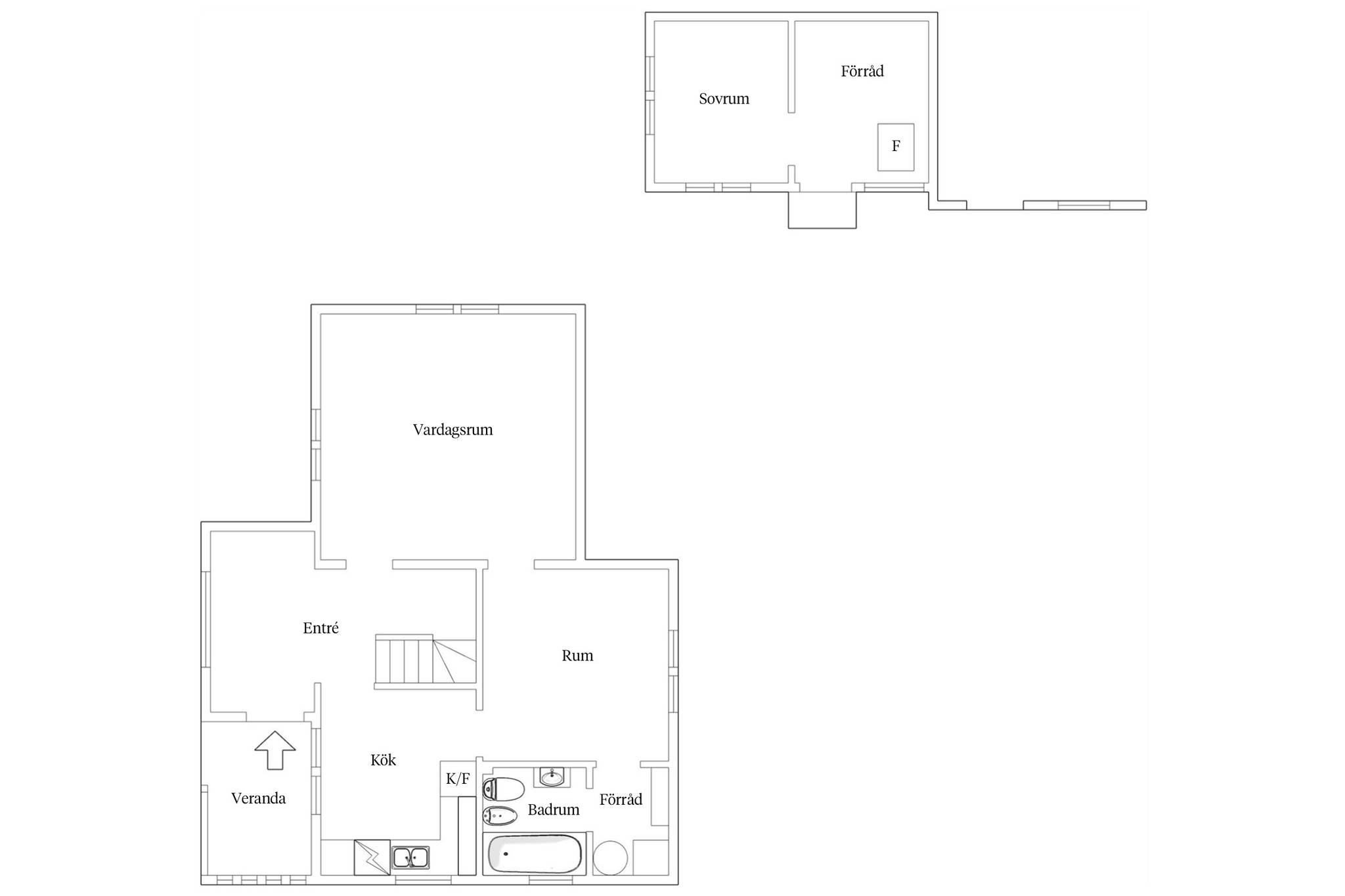 4 rum Villa på Västervägen 1 Visingsö Jönköpings kommun - bild 26