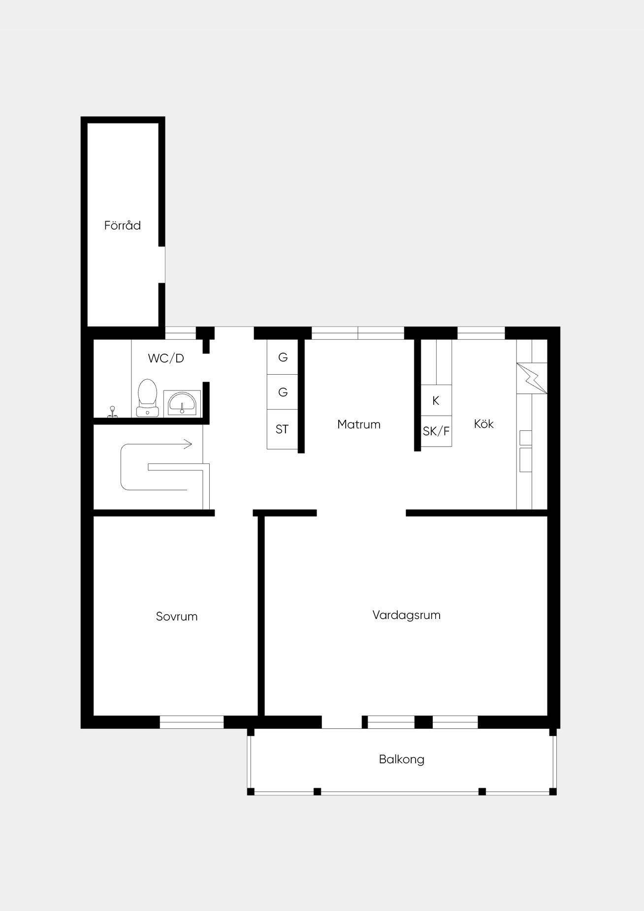 4 rum Radhus på Gubbhagsgatan 22 Huskvarna Jönköpings kommun - bild 20