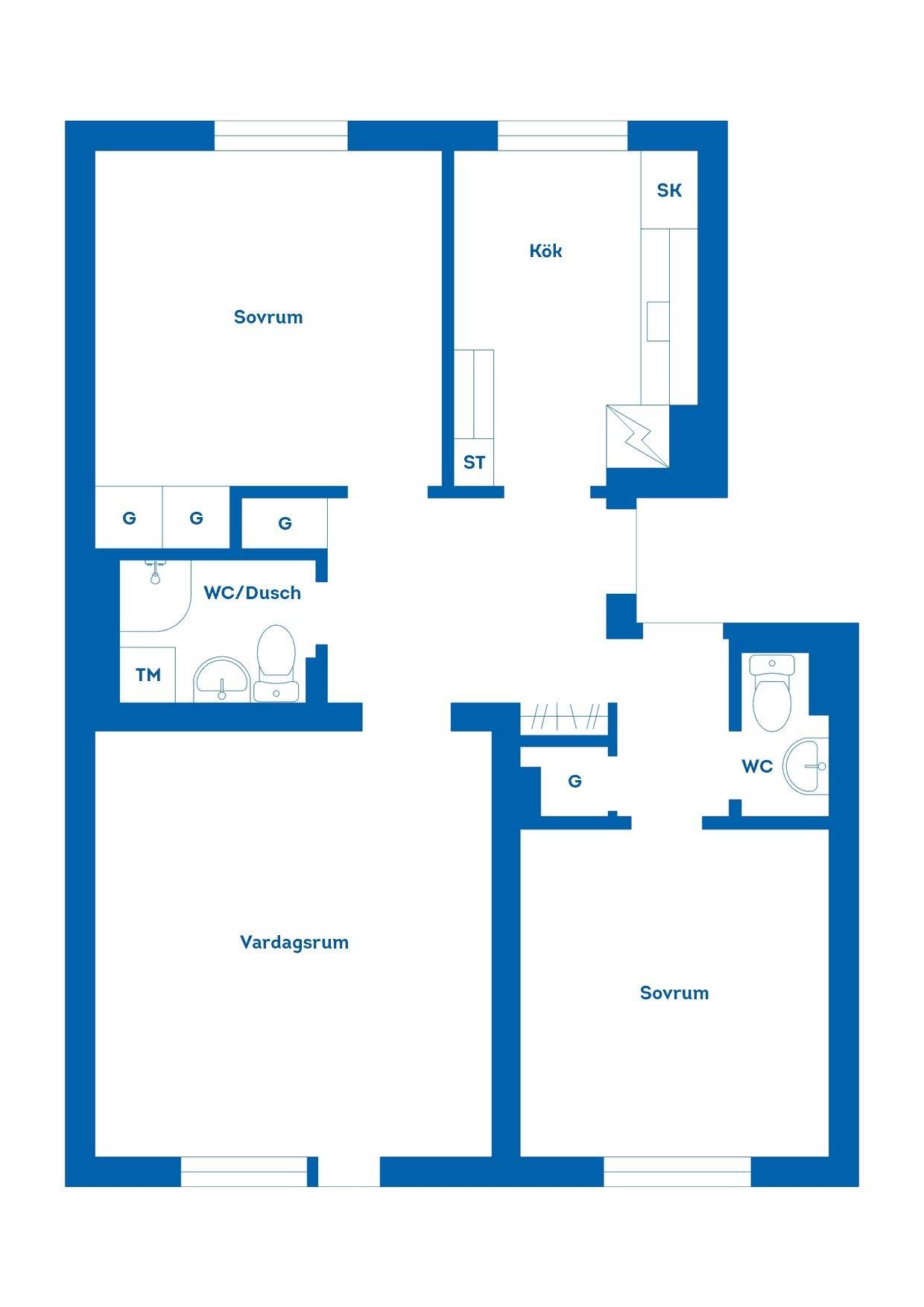 3 rum Lägenhet på Gruvgatan 9E Centrum Sala kommun - bild 27