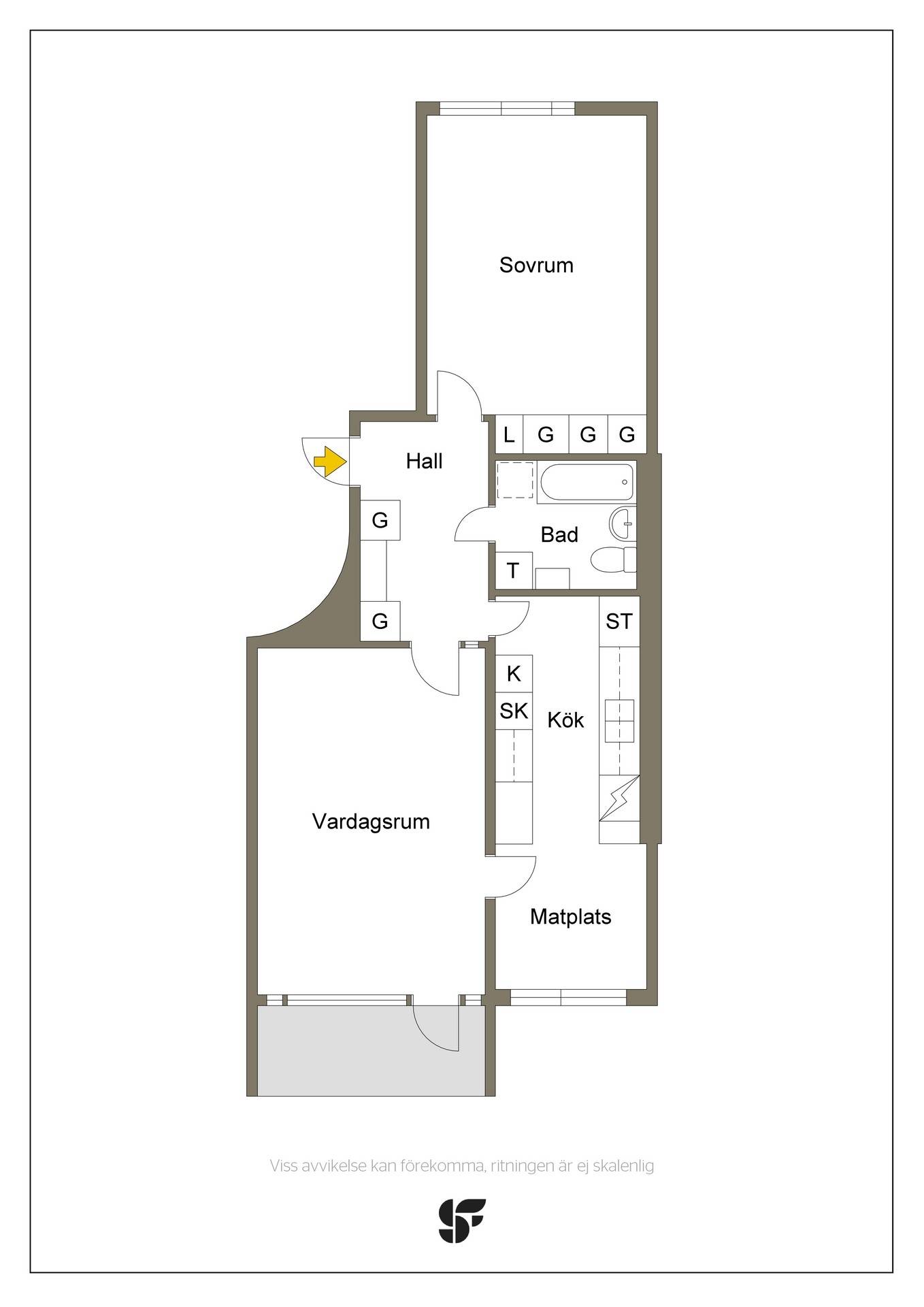 2 rum Lägenhet på Stupvägen 57 Helenelund Sollentuna kommun - bild 16