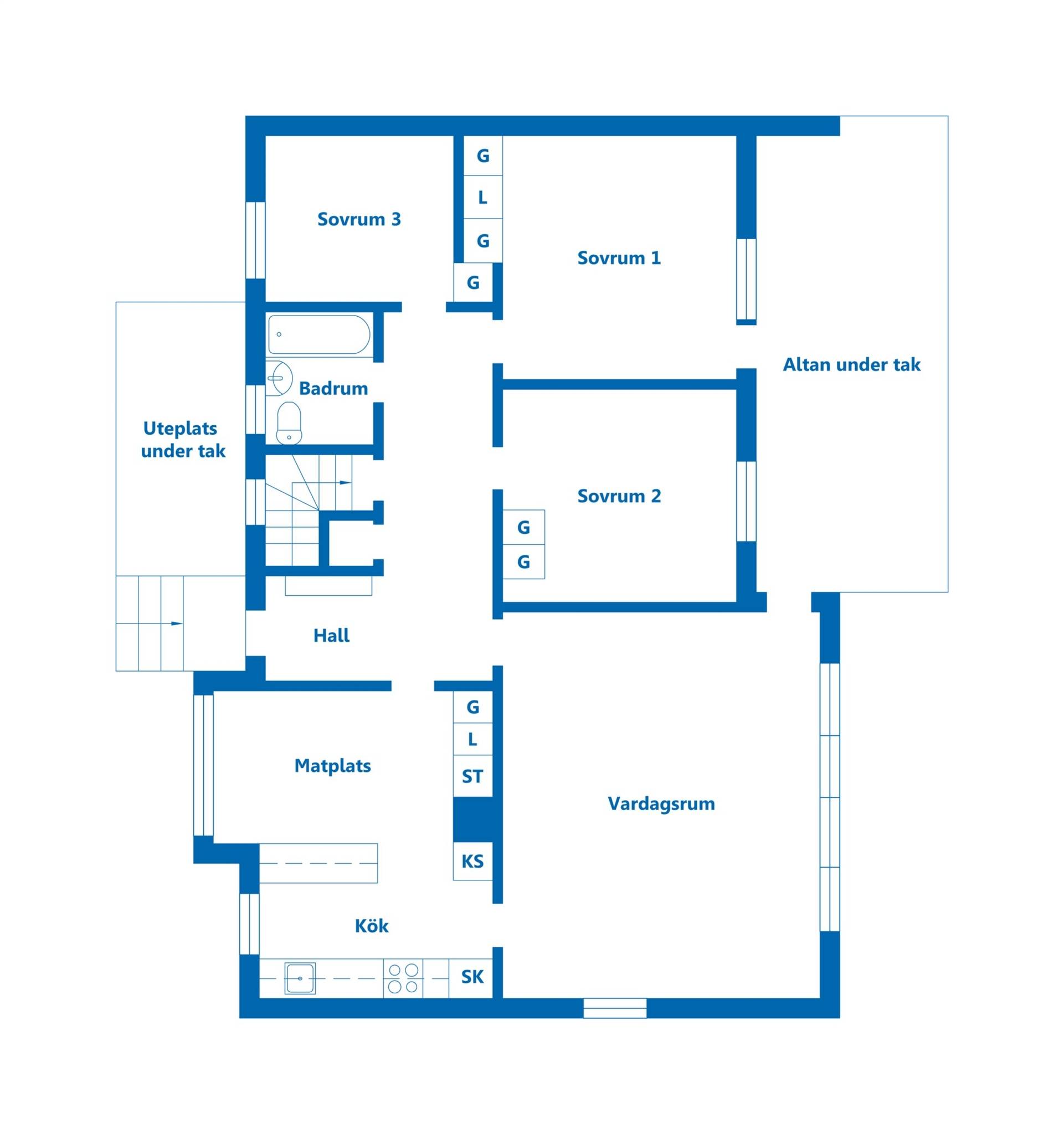 6 rum Villa på Marknadsvägen 11 Rimbo Norrtälje kommun - bild 44