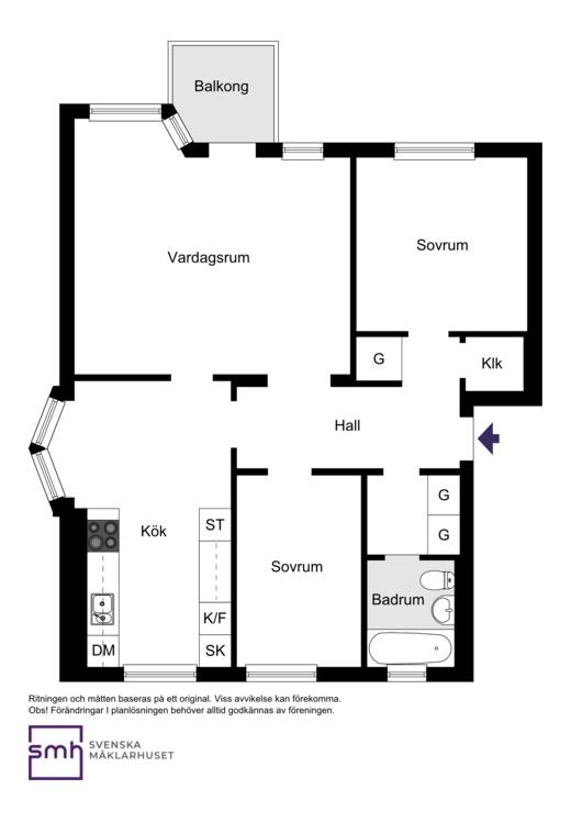 3 rum Lägenhet på Holbergsgatan 50 Bromma / Blackeberg Stockholms kommun - bild 28