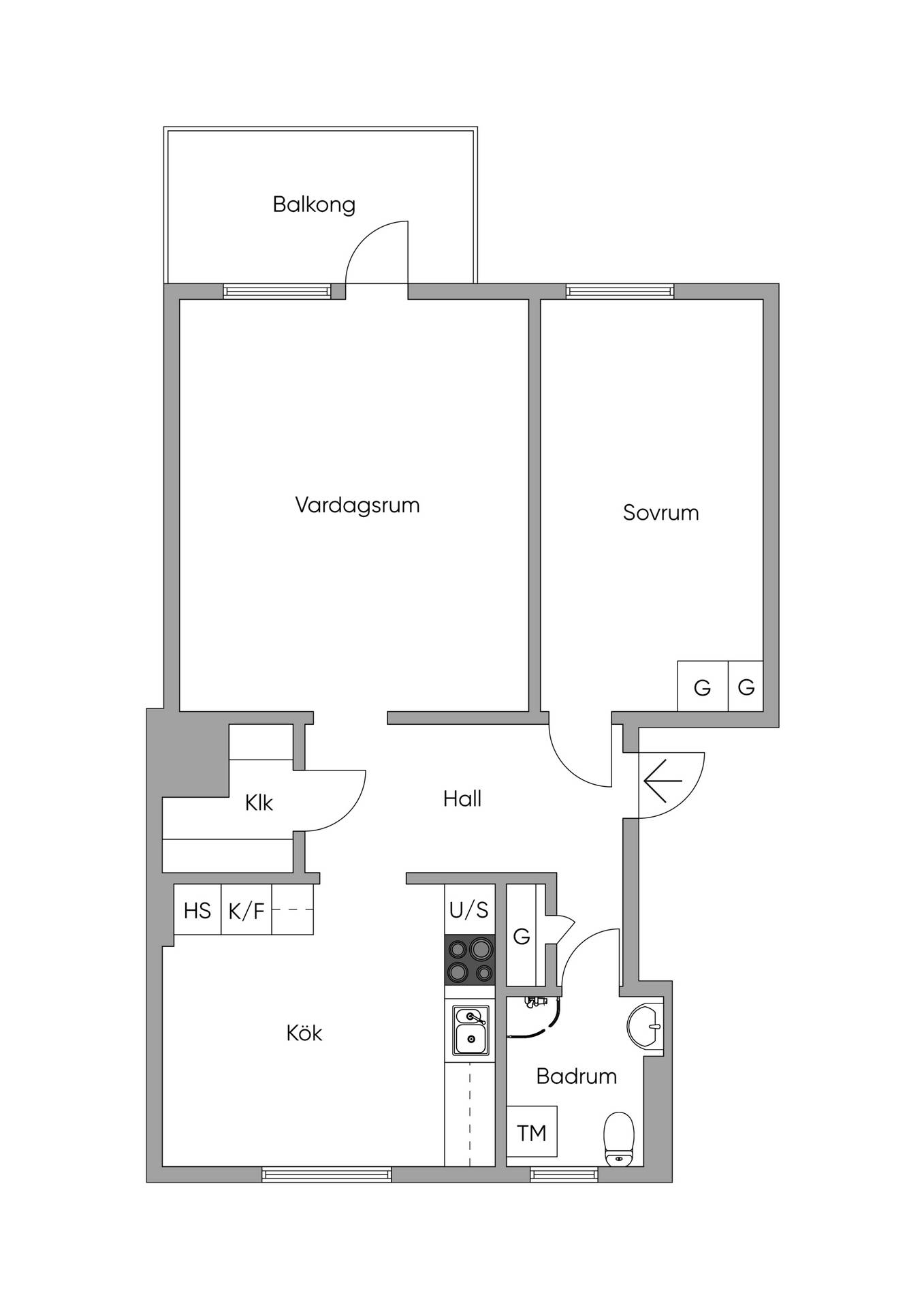 2 rum Lägenhet på Kapellgatan 5C Surahammar Surahammars kommun - bild 18