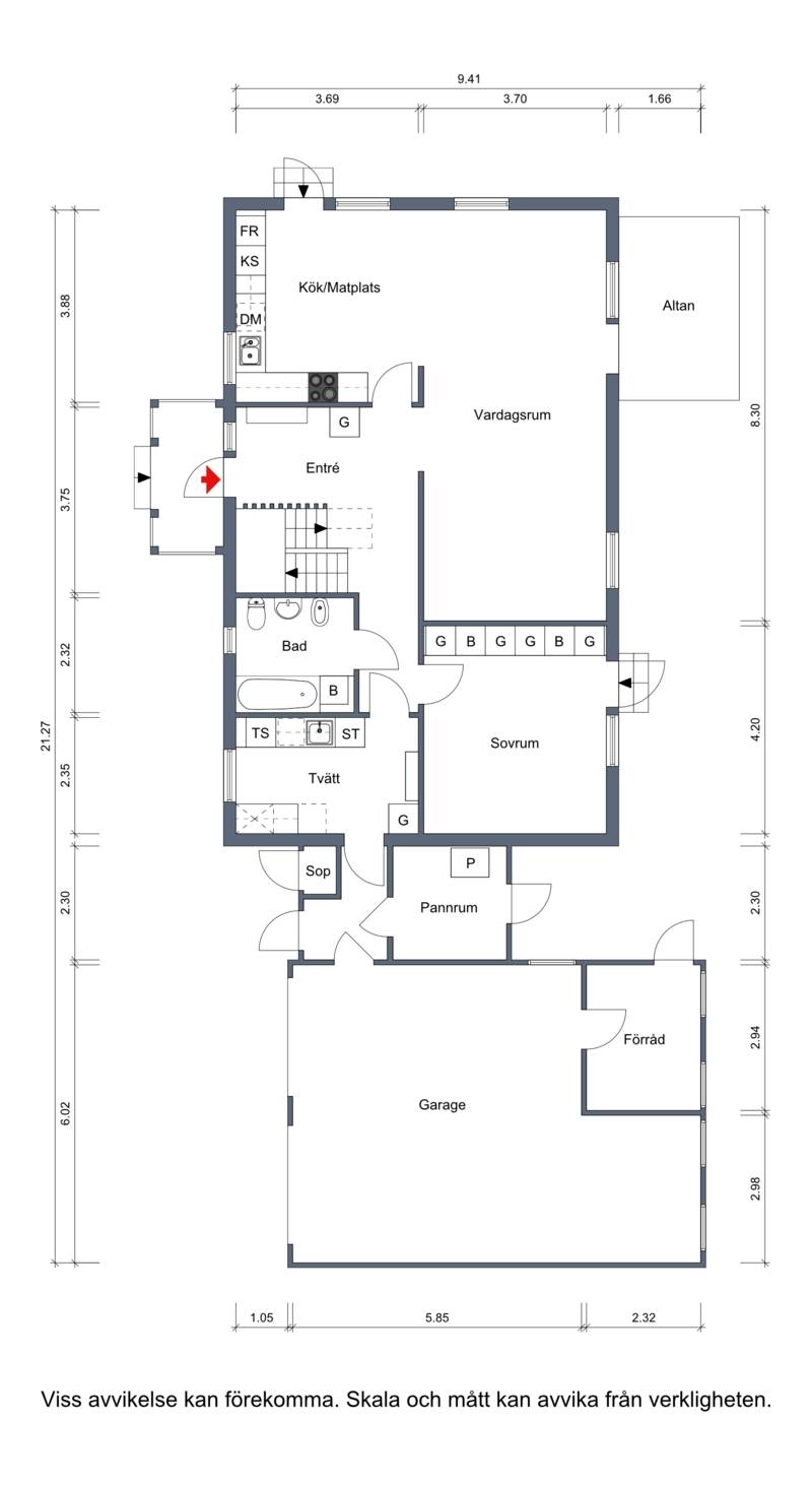 6 rum Villa på Åkervägen 17 Vännäs Vännäs kommun - bild 57