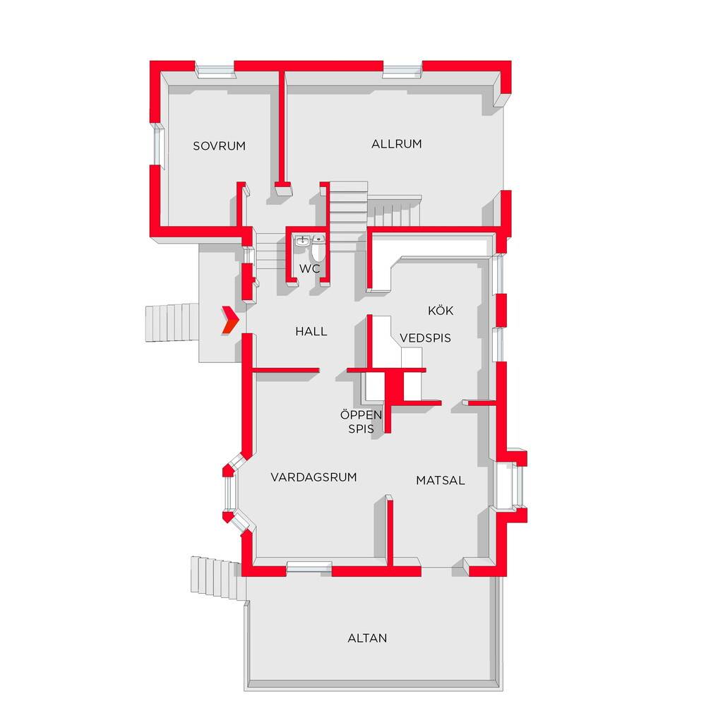 8 rum Villa på Örnvägen 10 Frufällan Borås kommun - bild 39