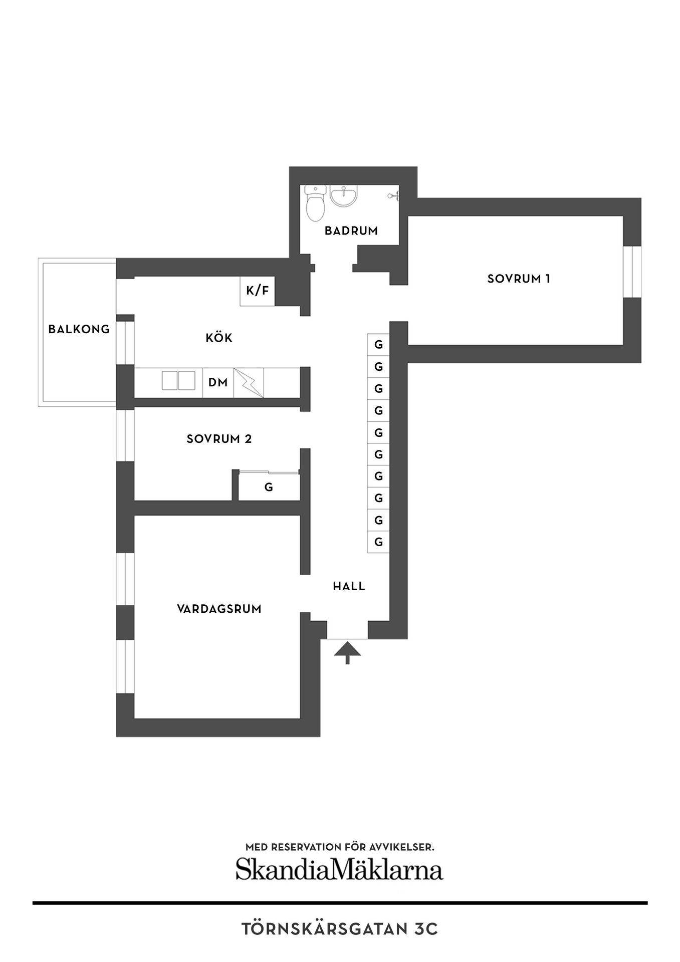 3 rum Lägenhet på Törnskärsgatan 3C Fågelbacken Malmö kommun - bild 28