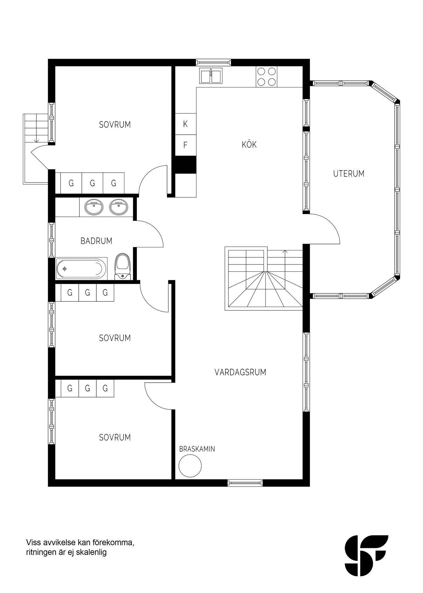 5 rum Villa på Haga 21 Grödinge Botkyrka kommun - bild 48