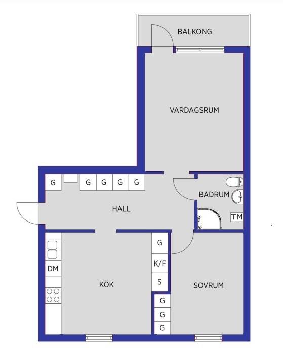 2 rum Lägenhet på Majorsgatan 15A Forssa Borlänge kommun - bild 19