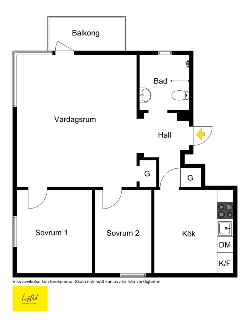 3 rum Lägenhet på Johan Printz väg 32, 2,5tr Johanneshov Stockholms kommun - bild 16